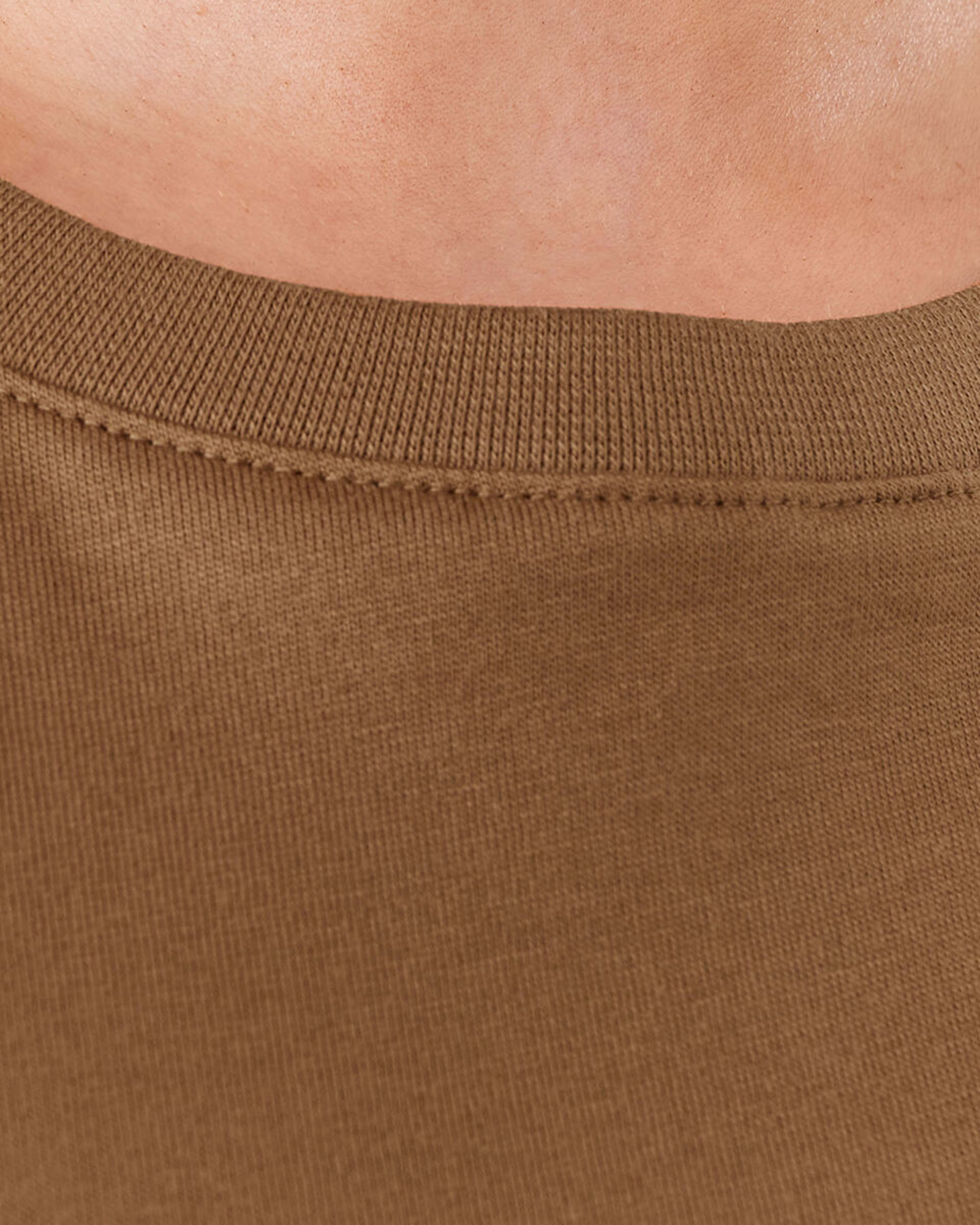 5 Short Sleeve Australian Cotton T-shirt Coco Brown, 5 of 6