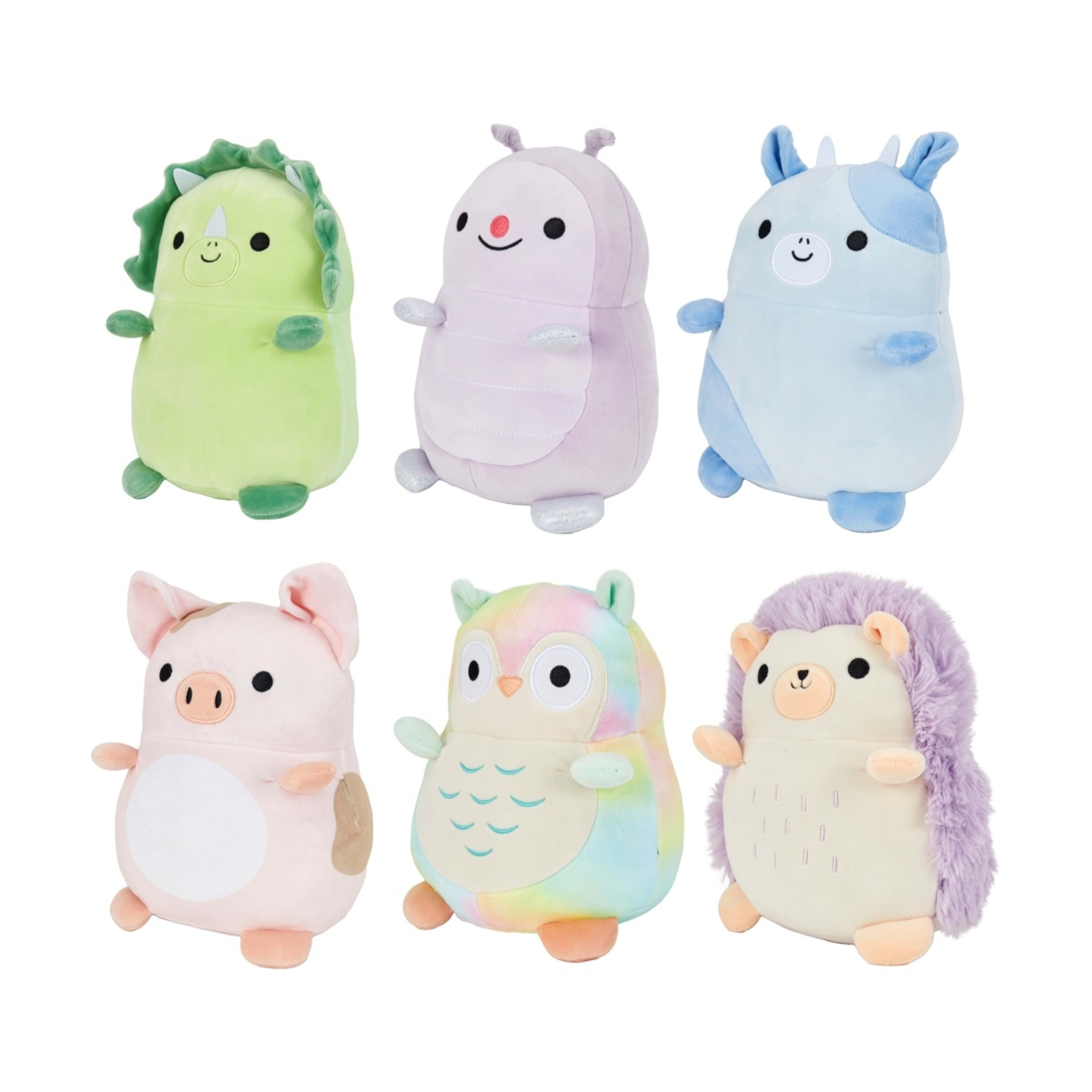 1 20cm Cushy Plush Toy - Assorted