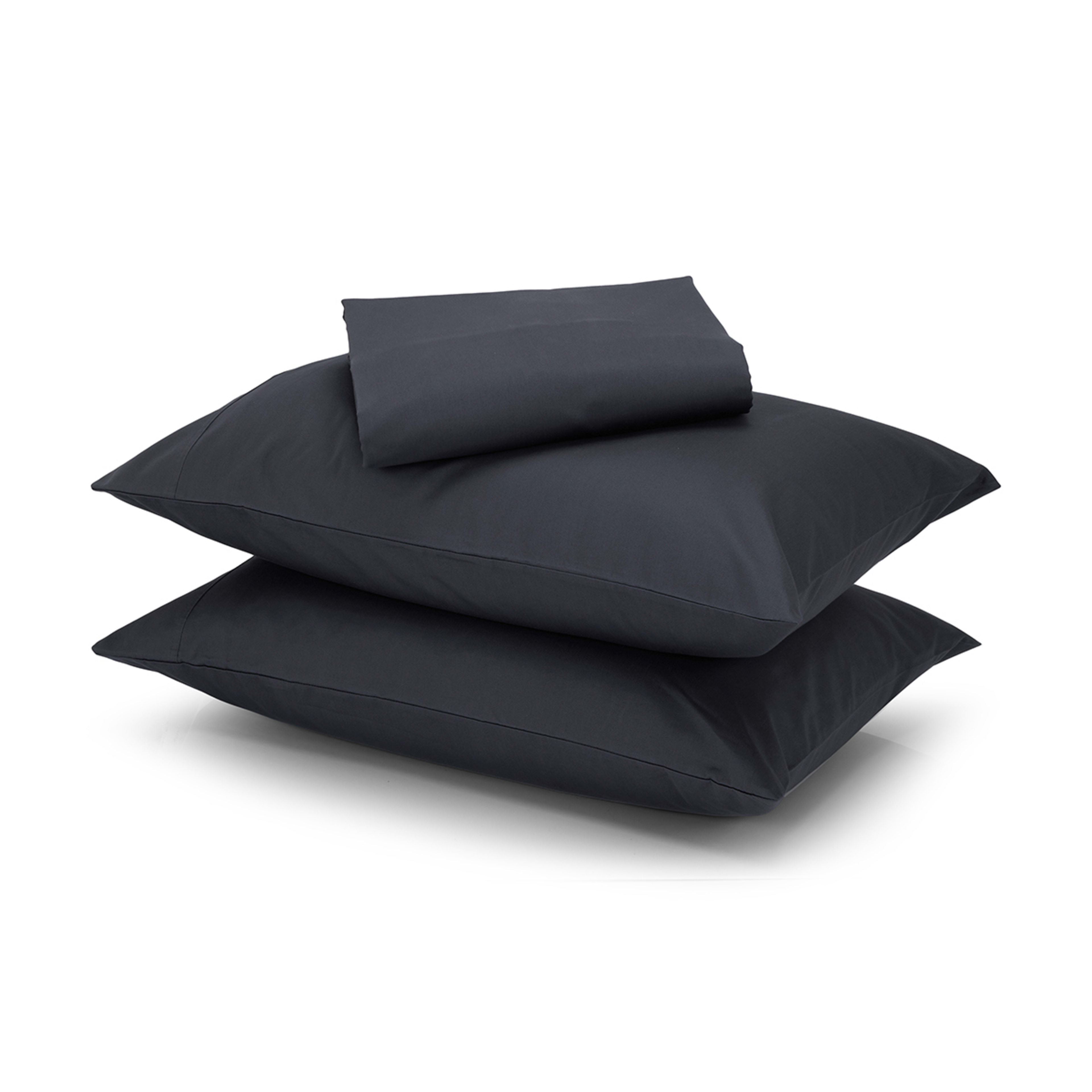 1 500 Thread Count Australian Grown Cotton Sheet Set - Double Bed, Anthracite
