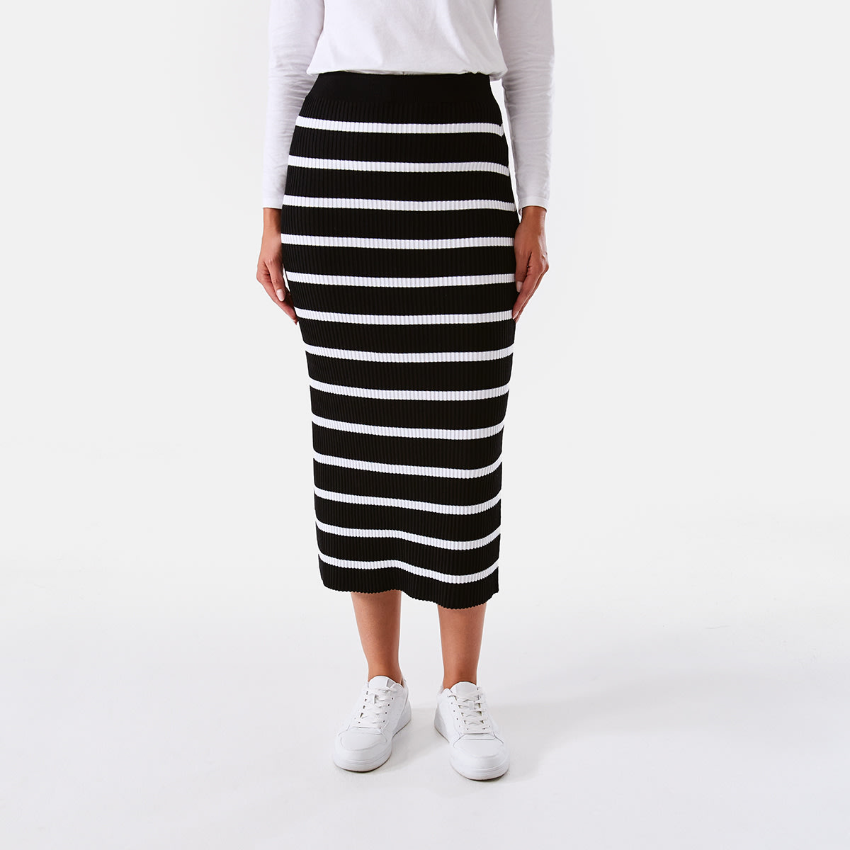 Rib Column Skirt Kmart