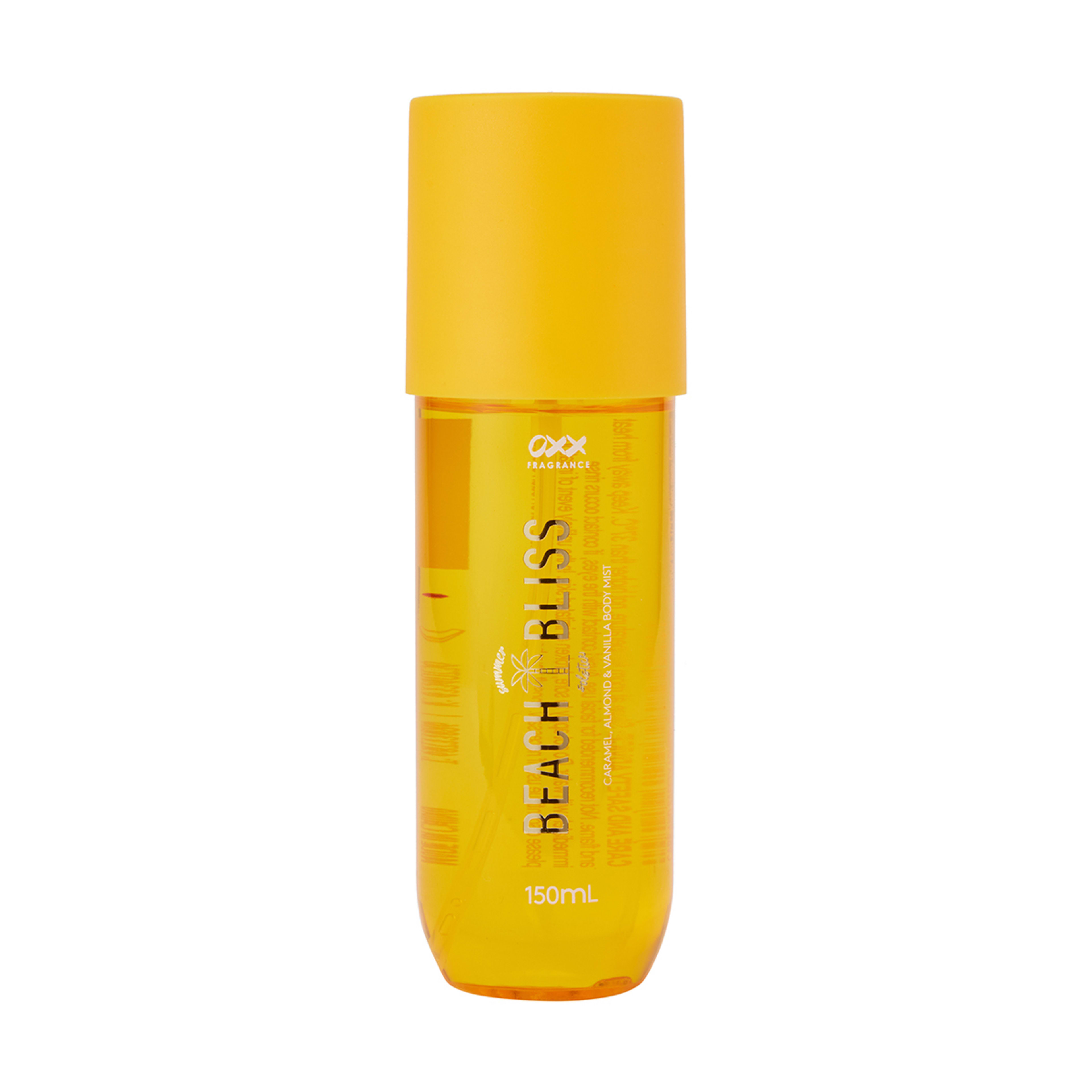 1 OXX Fragrance Beach Bliss Summer Solstice Body Mist 150ml - Caramel, Almond and Vanilla