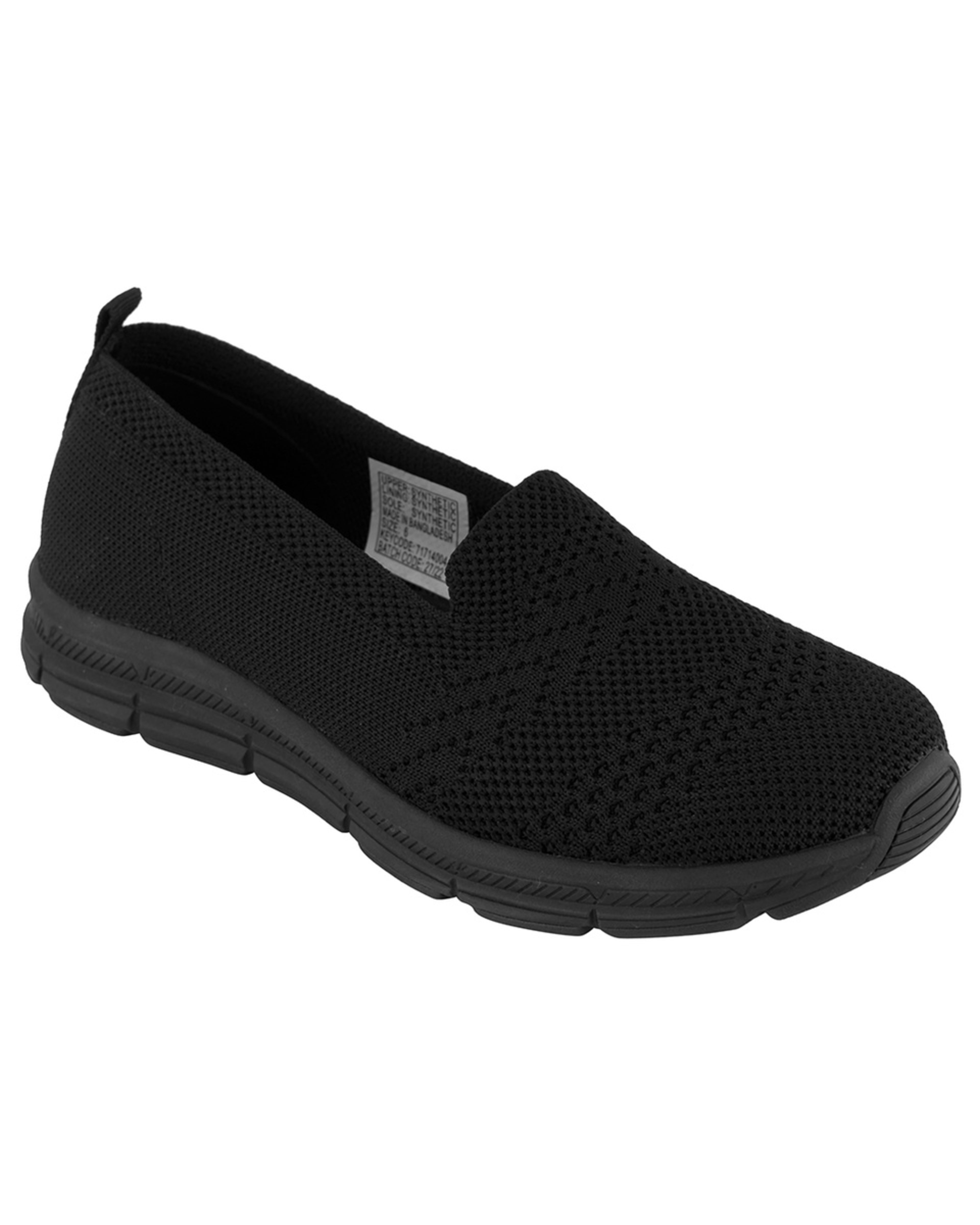 1 Slip On Comfort Walker Sneakers Black
