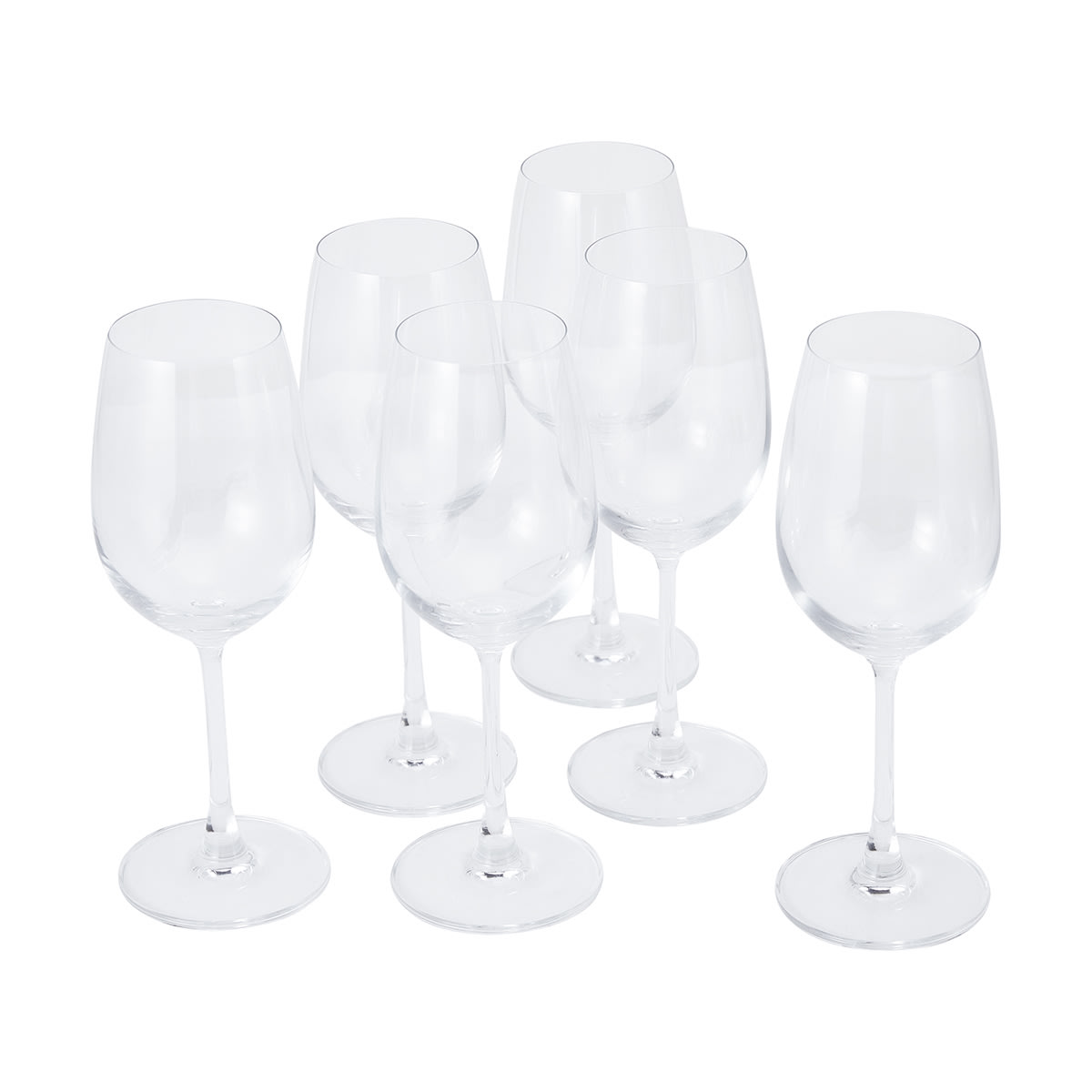 6 Dine White Wine Glasses Kmart