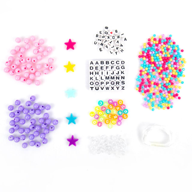 Make it Mine! Personalised ABC Beads JewelleryMaking Kit Kmart