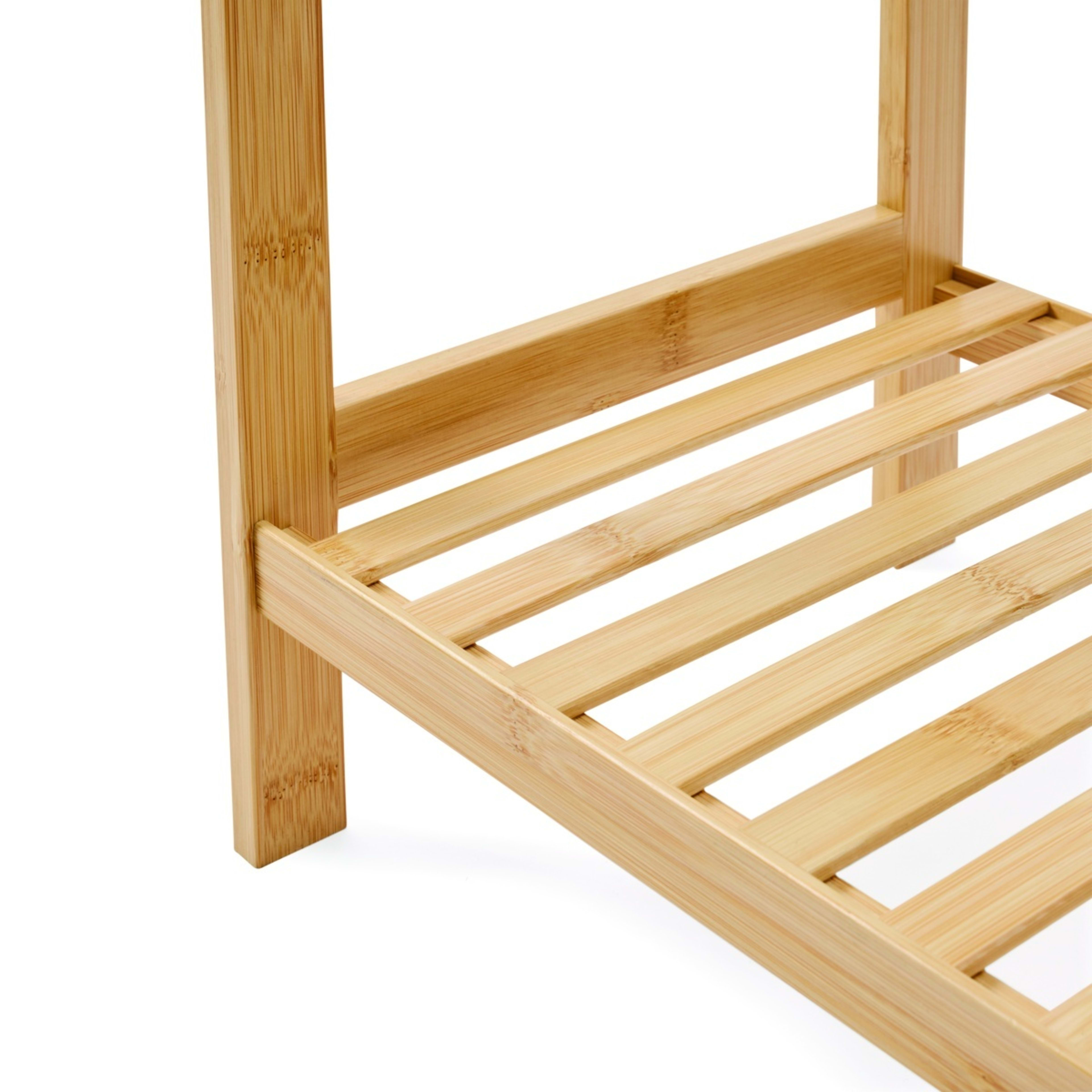 3 Rail Bamboo Towel Rack - Kmart NZ