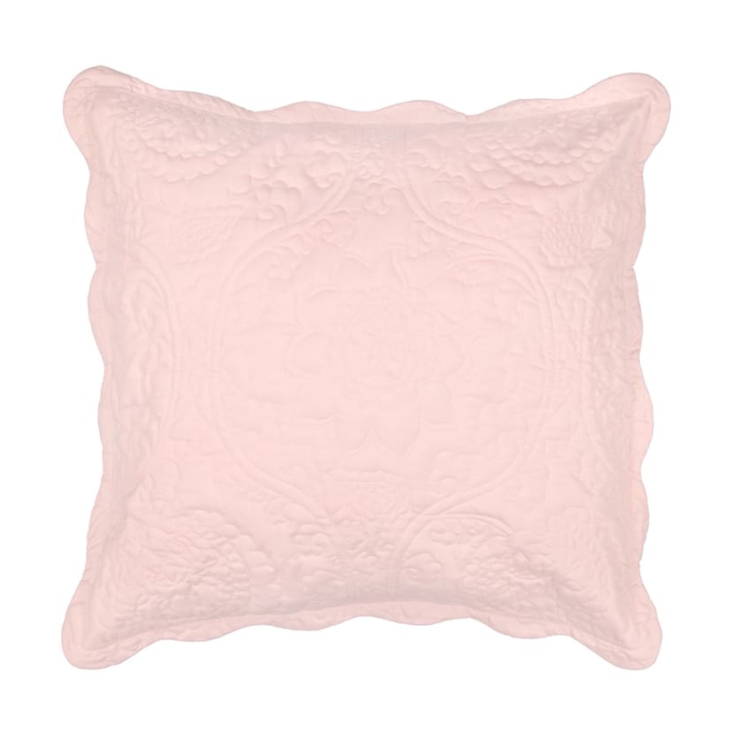 Cora European Pillowcase Pink Kmart