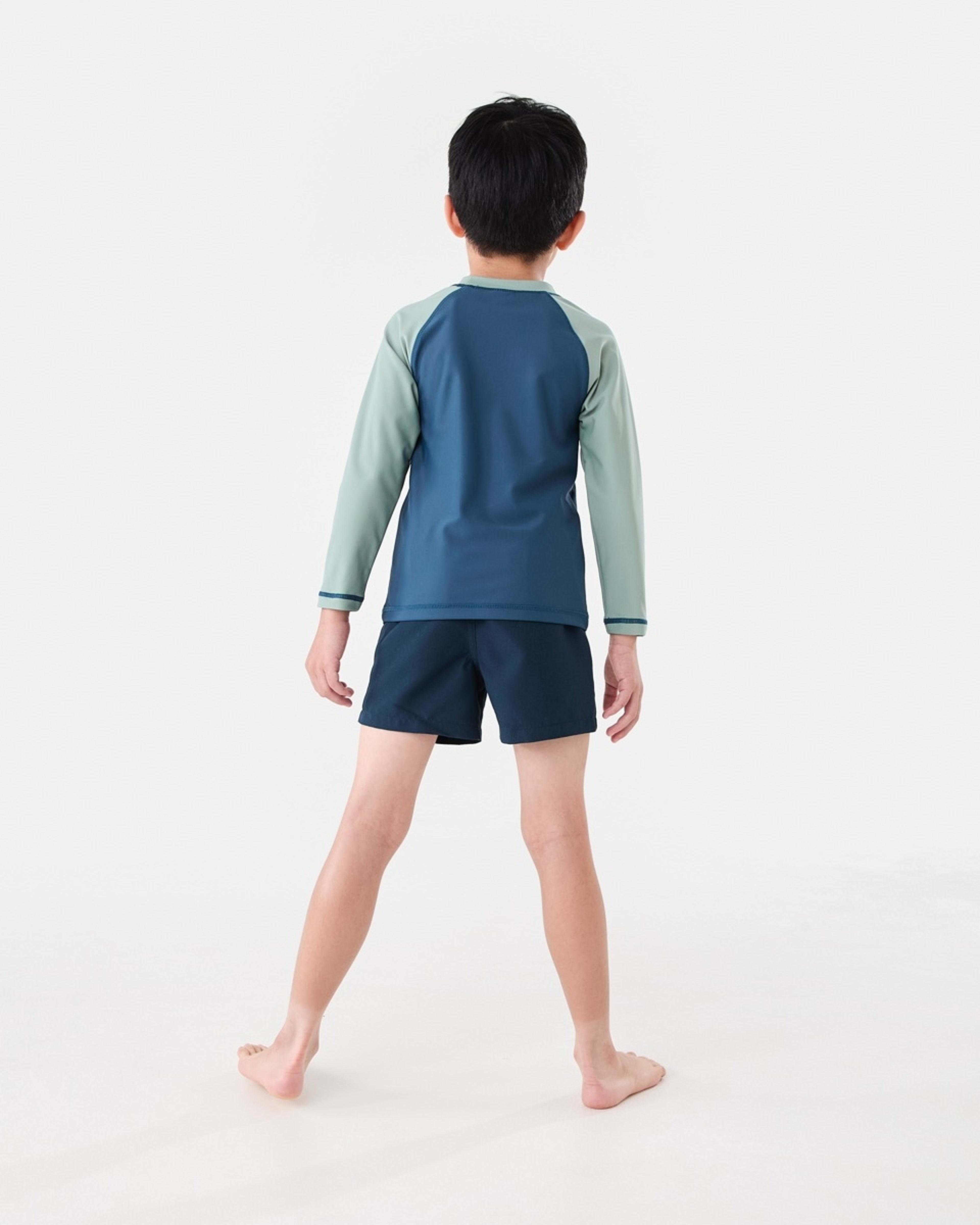 6 Long Sleeve Rash Vest Surf Life Navy, 6 of 6
