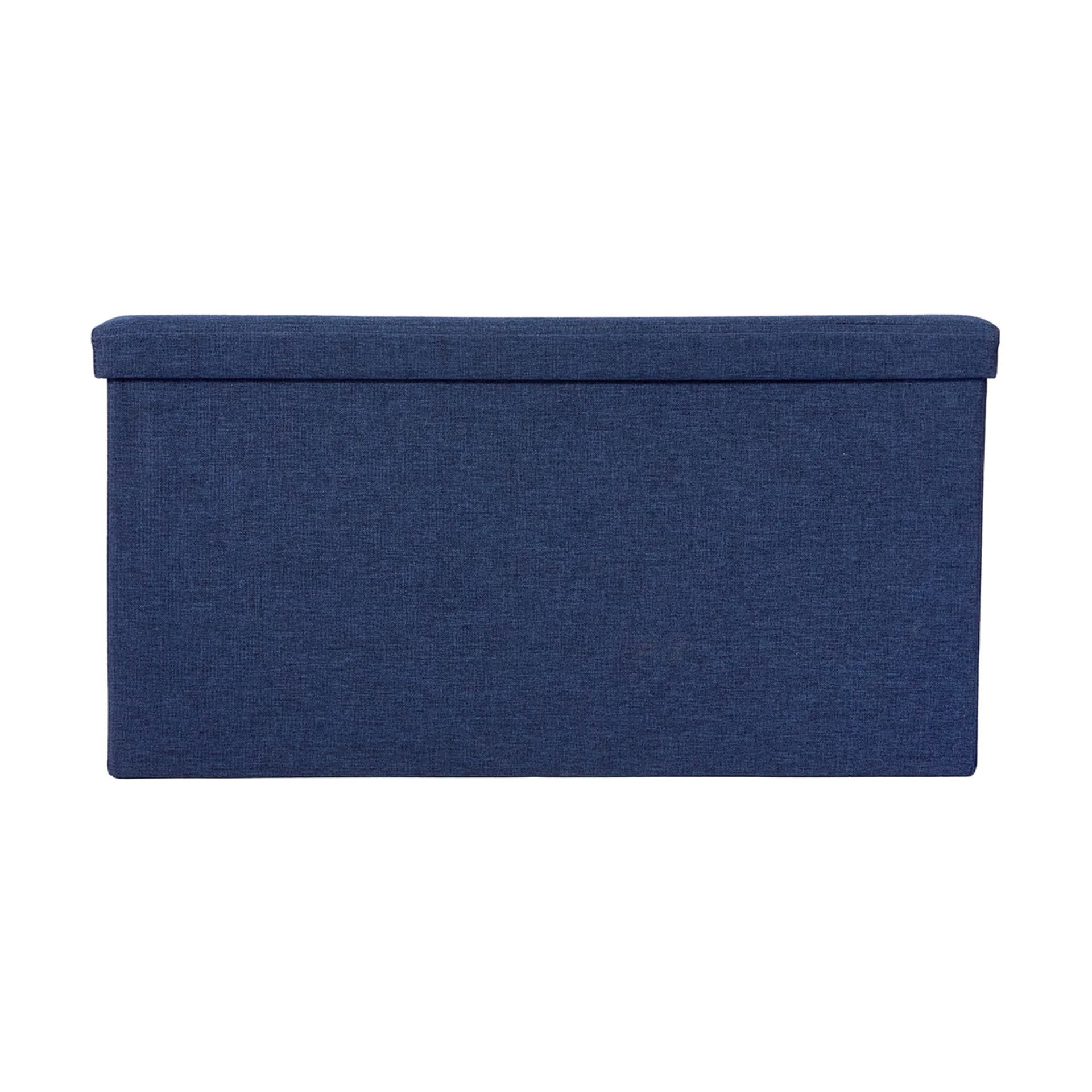 Bench Seat Storage Box Blue Kmart