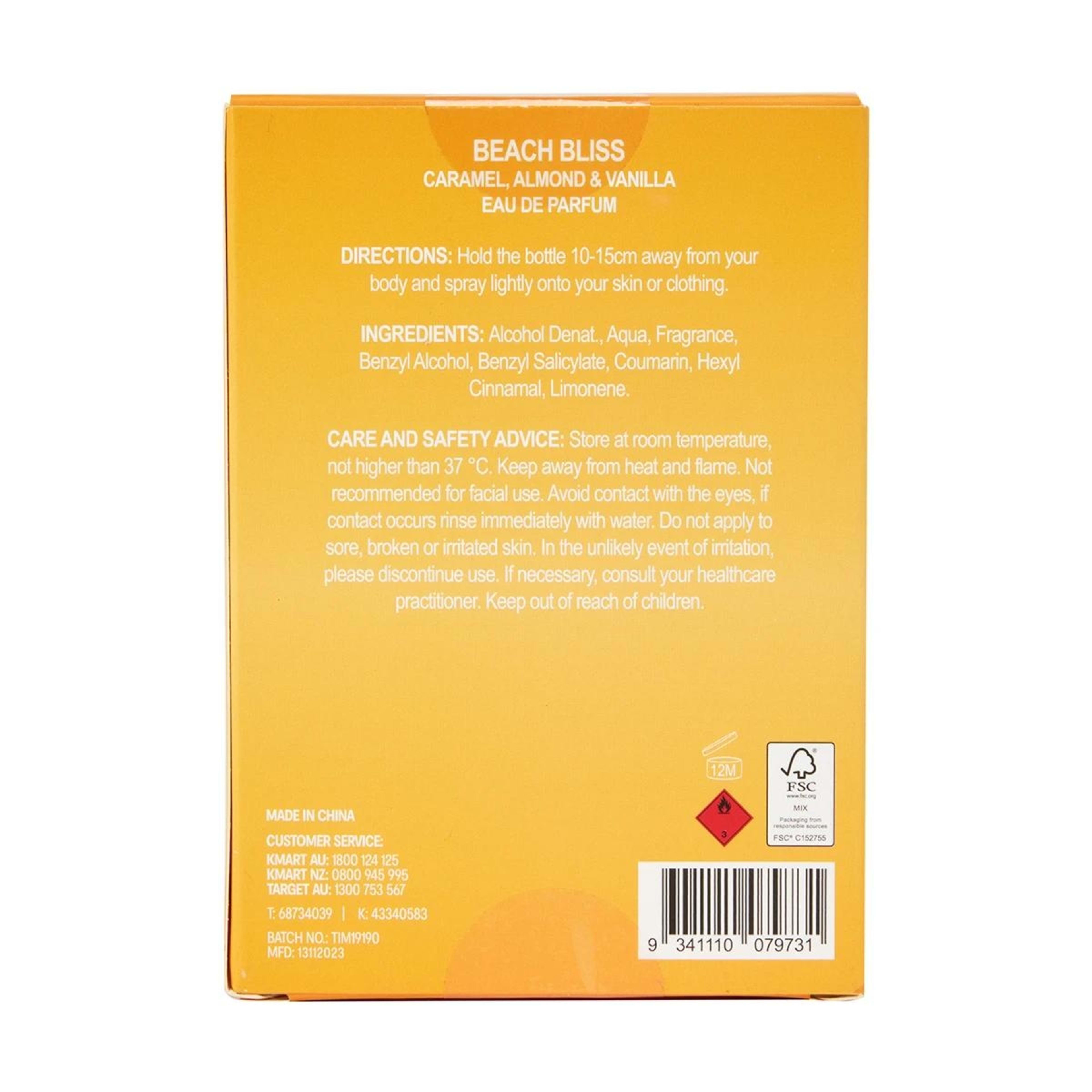 8 OXX Fragrance Beach Bliss Summer Solstice Eau De Parfum - Caramel, Almond and Vanilla, 8 of 8