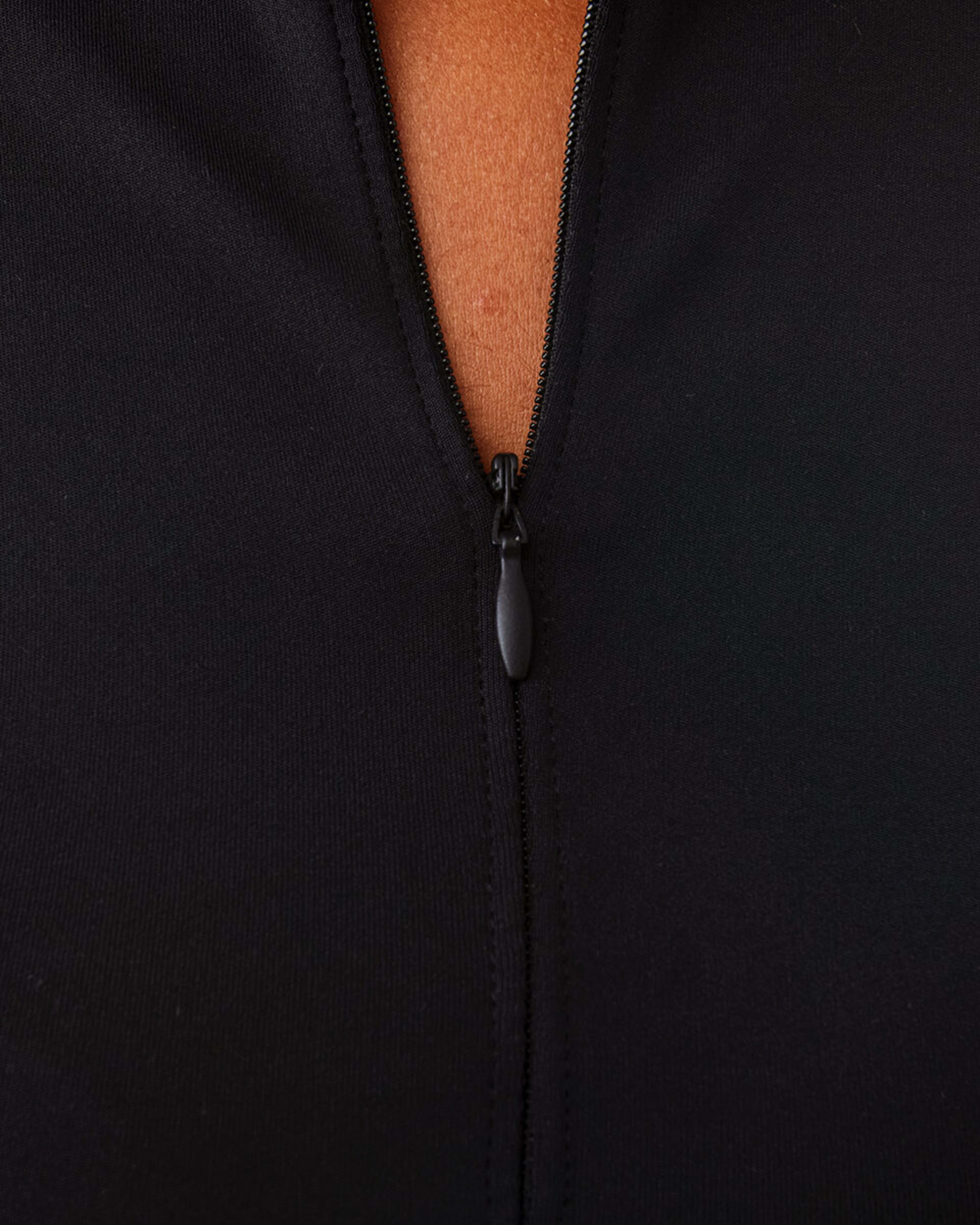 9 Active Womens Long Sleeve 1/4 Zip Ultrasoft Top BLACK, 9 of 10
