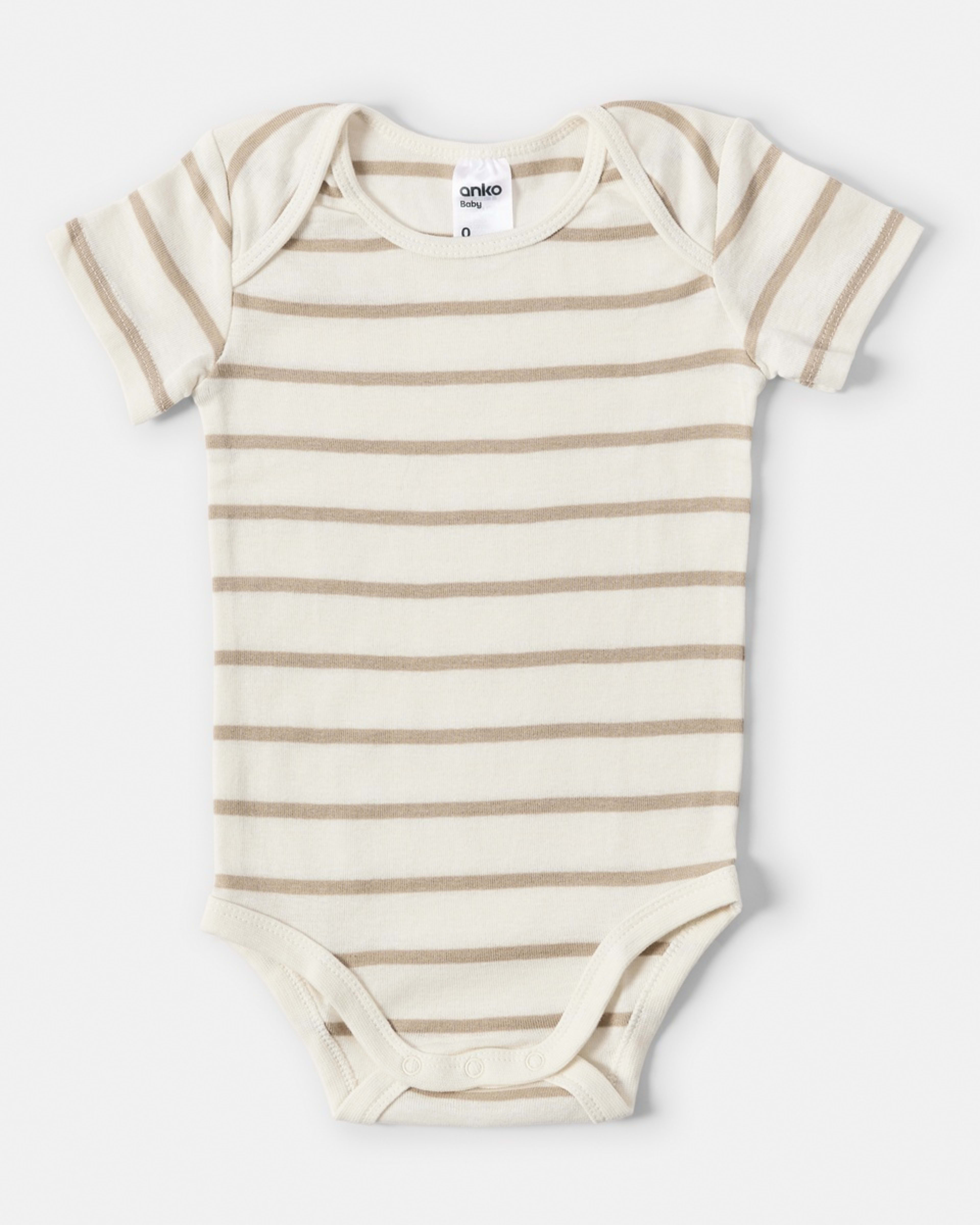 5 5 Pack Short Sleeve Bodysuits NEUTRAL 5PK, 5 of 8