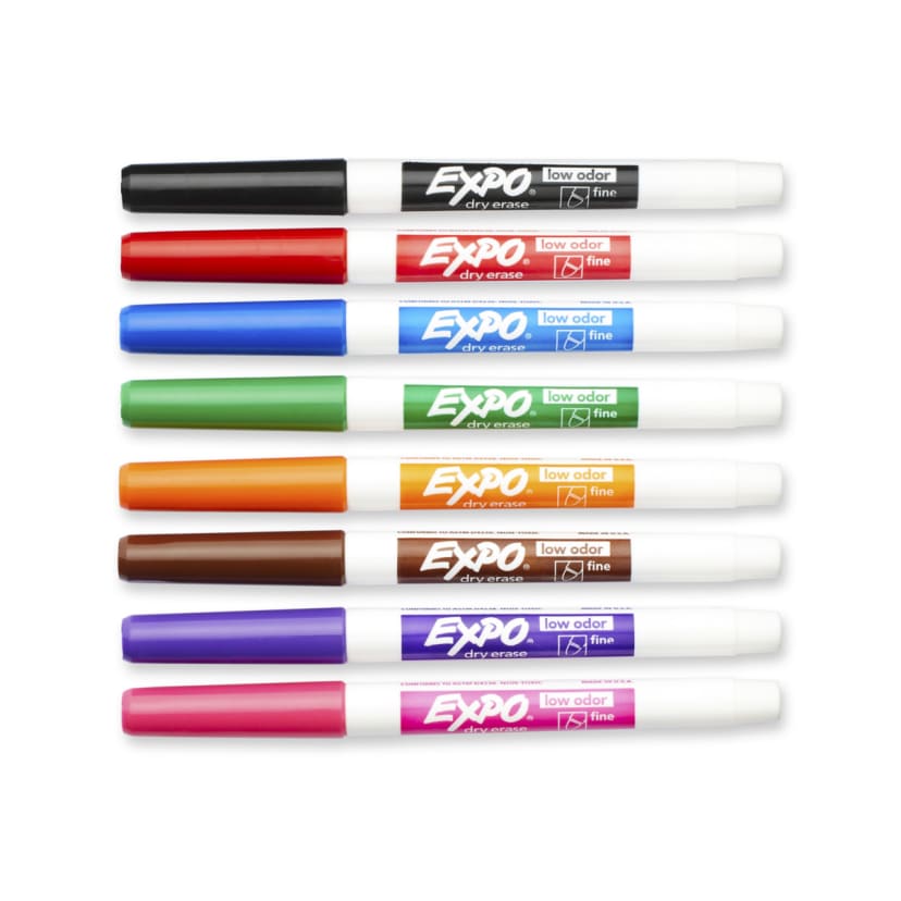 8 Pack Expo Dry Erase Fine Tip Marker Kmart