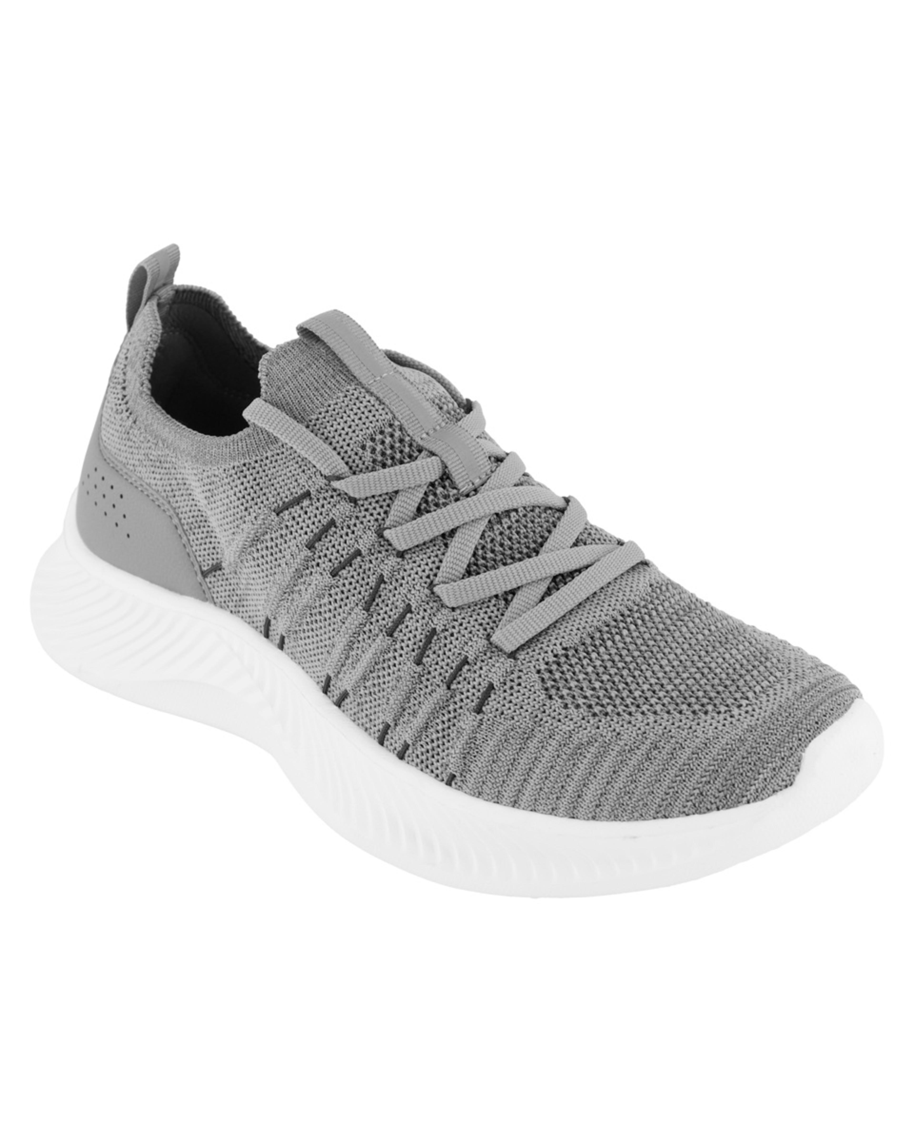 1 Textured Upper Sneakers CHAR GREY