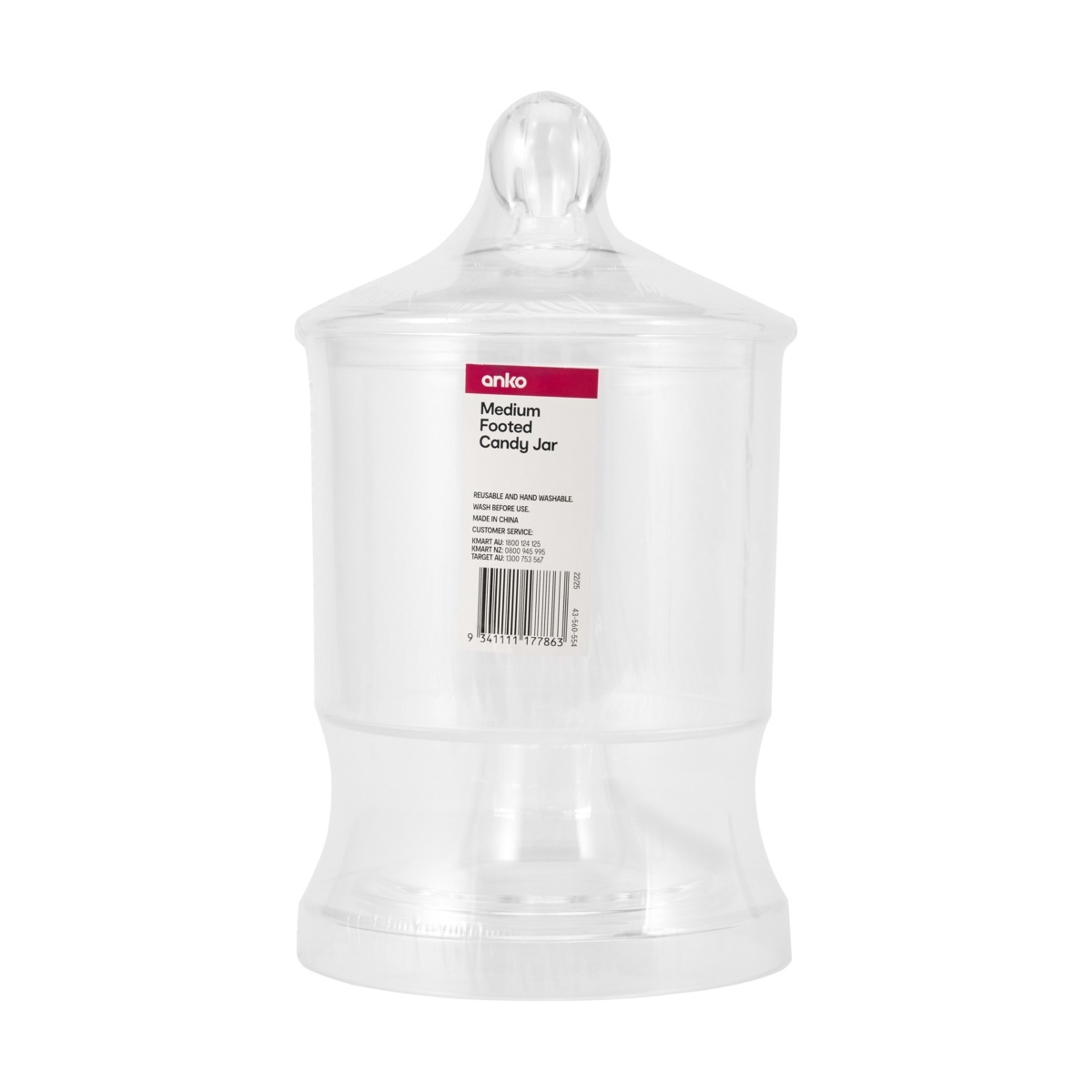4 Medium Footed Candy Jar, 4 of 4