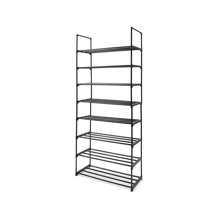 4 Tier Stackable Black Shoe Rack Kmart NZ