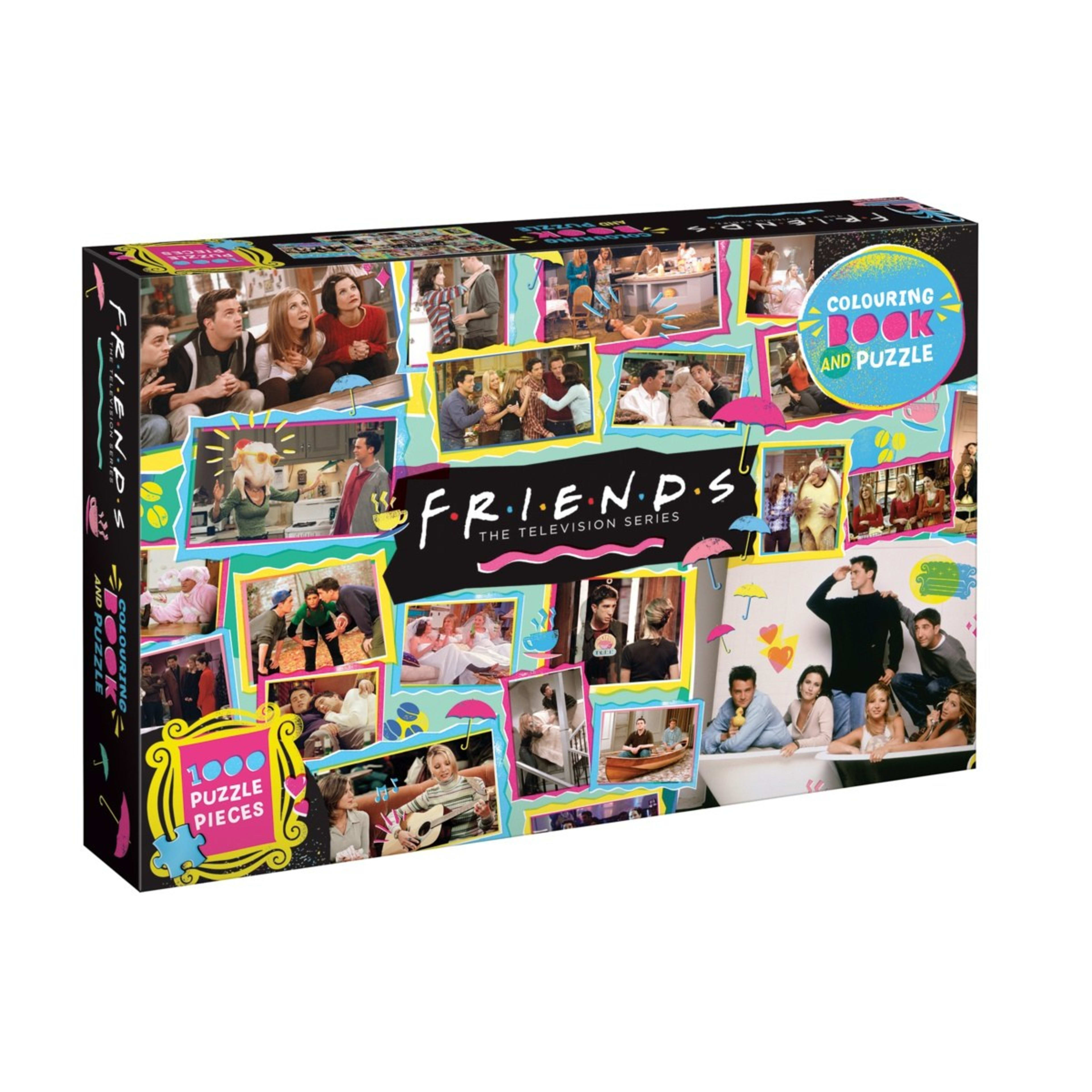 1 Friends: The Television Series Colouring Book and Puzzle - Book