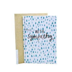 Hallmark Sympathy Card - Rain Drops - Kmart