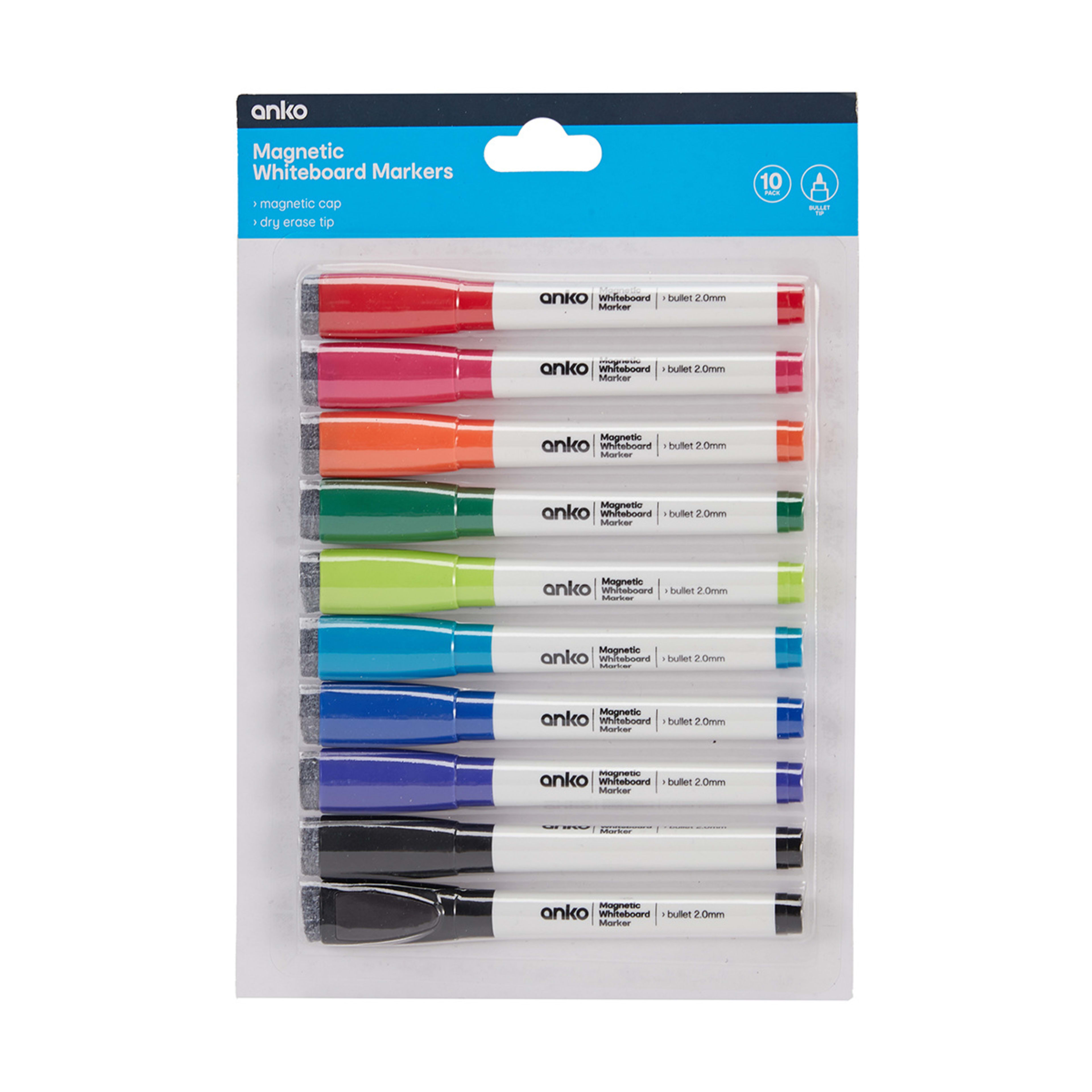 10 Pack Whiteboard Markers Kmart