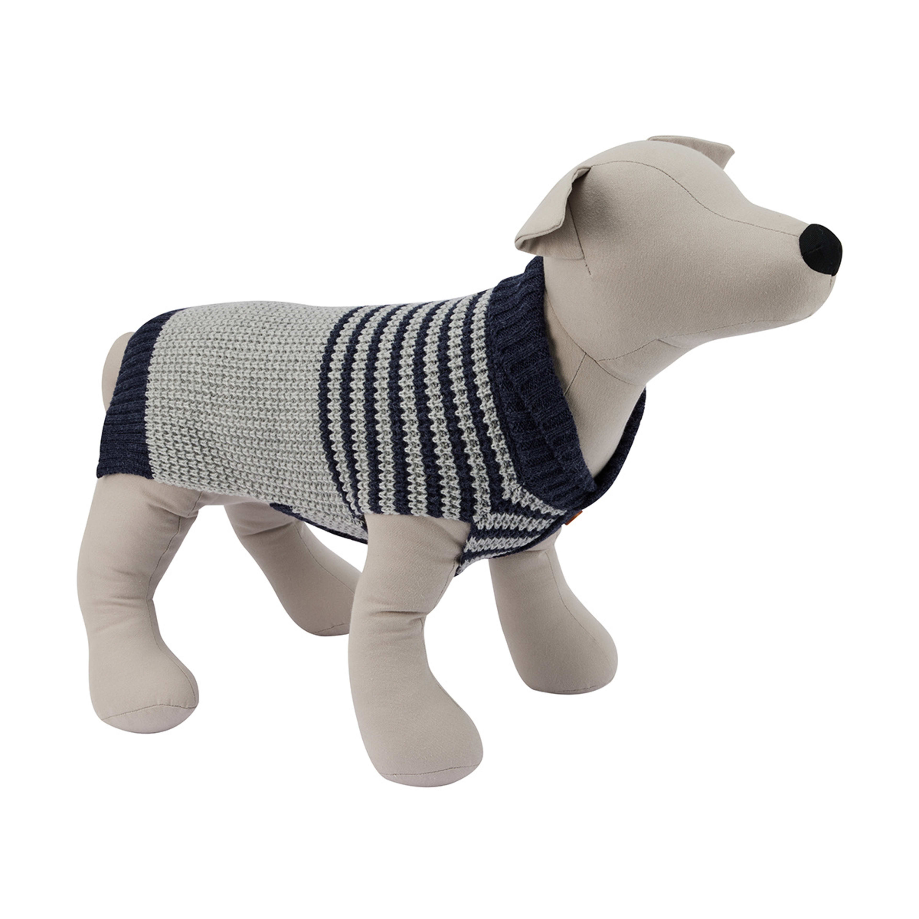 1 Pet Navy Stripe Cardigan - Medium, 1 of 10