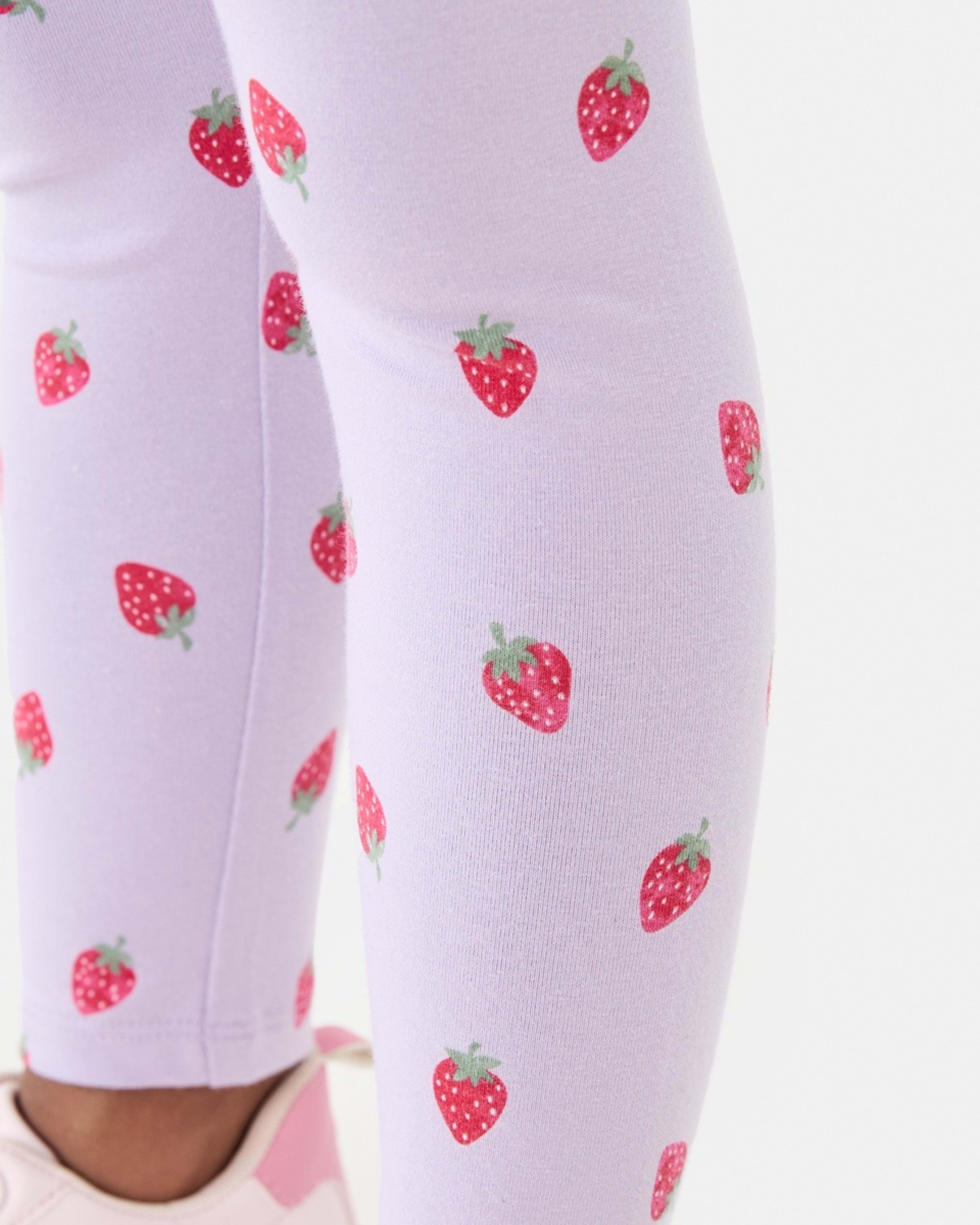 4 Printed Leggings Berry Bliss Pastel Lilac, 4 of 8