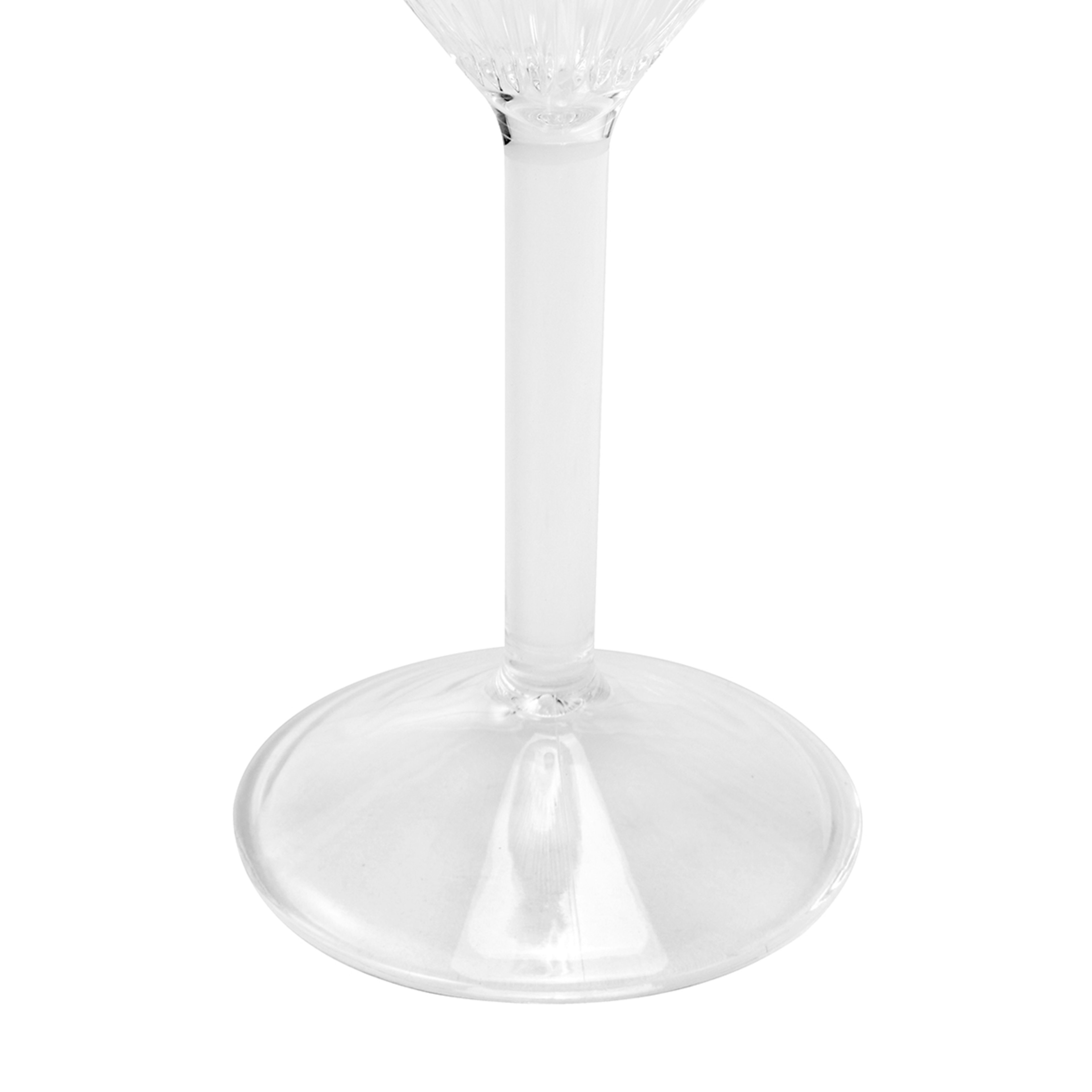 4 Clear Palm Acrylic Flutes Kmart
