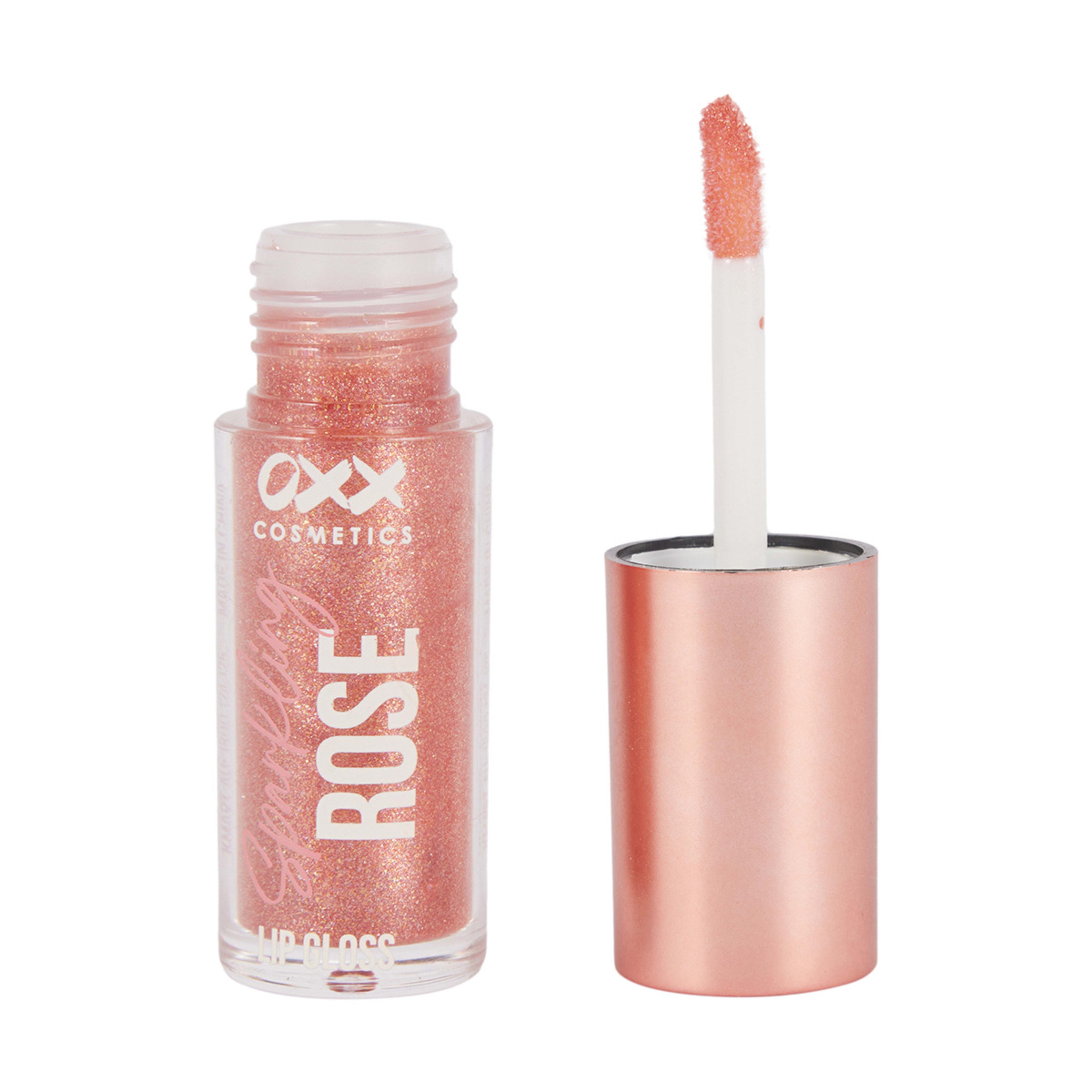 2 OXX Cosmetics Sparkling Rose Lip Gloss - Copper, 2 of 7