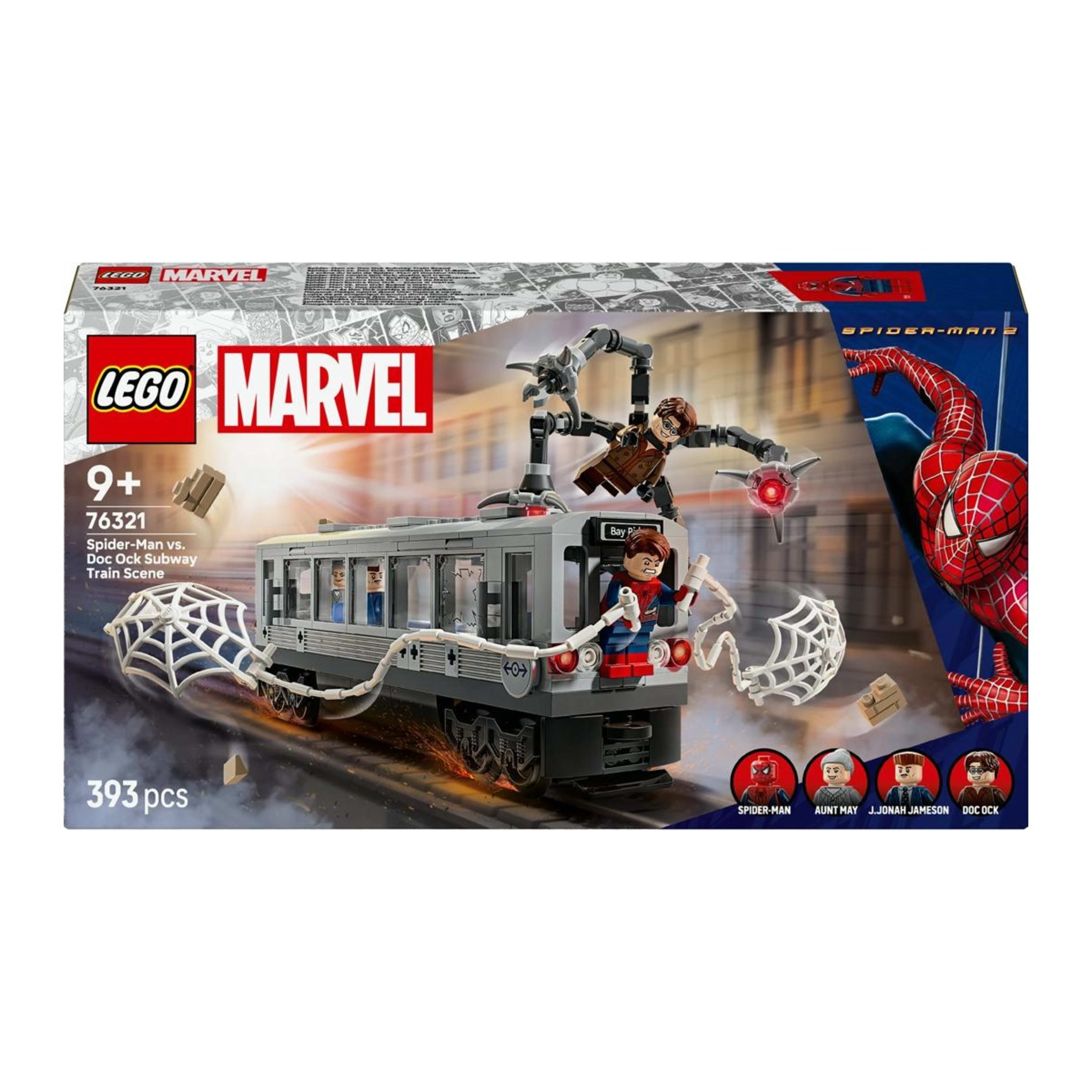 1 LEGO Marvel Super Heroes Spider-Man vs. Doc Ock Subway Train Scene 76321