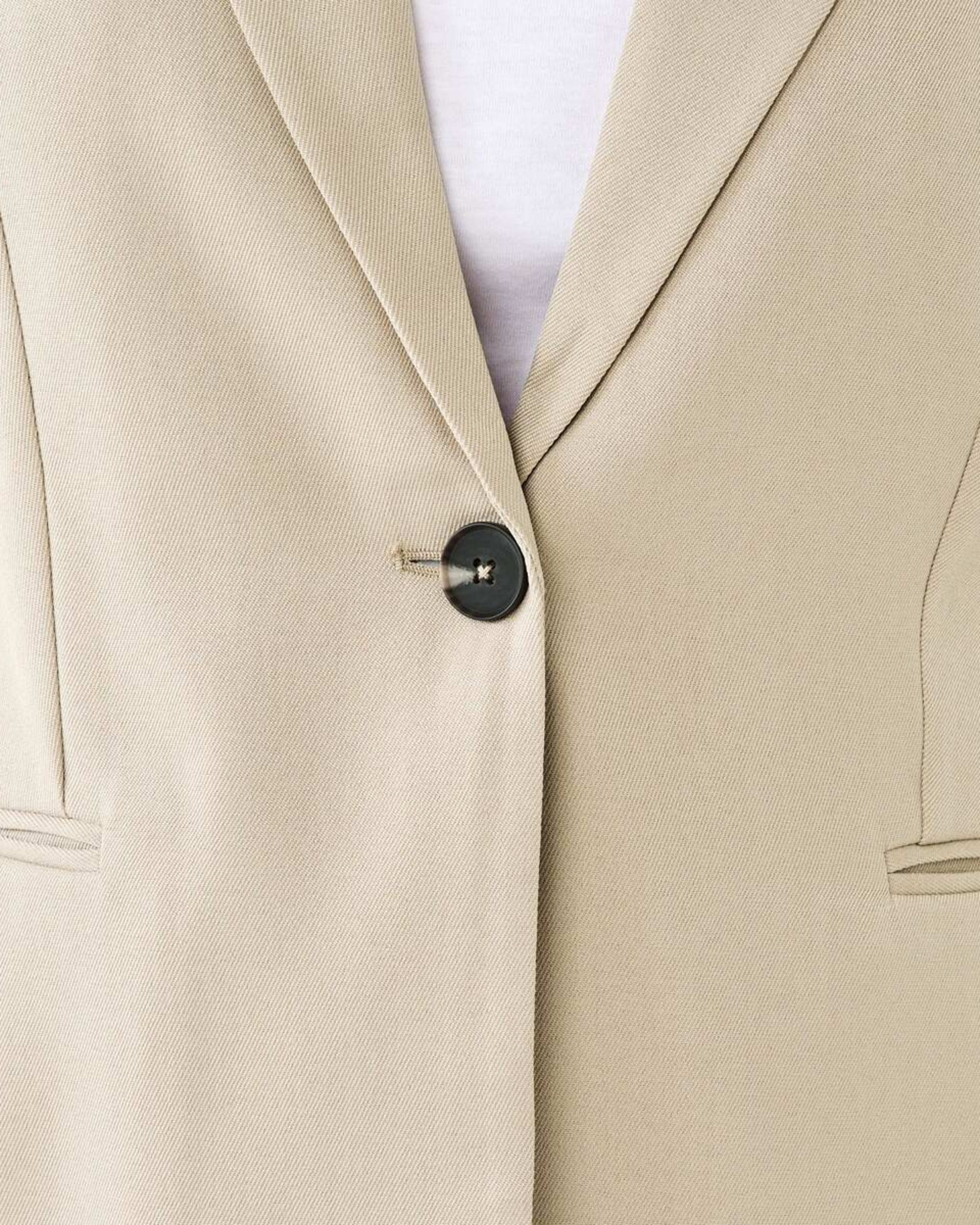 6 Ruched Sleeve Blazer DUNE BEIGE, 6 of 7