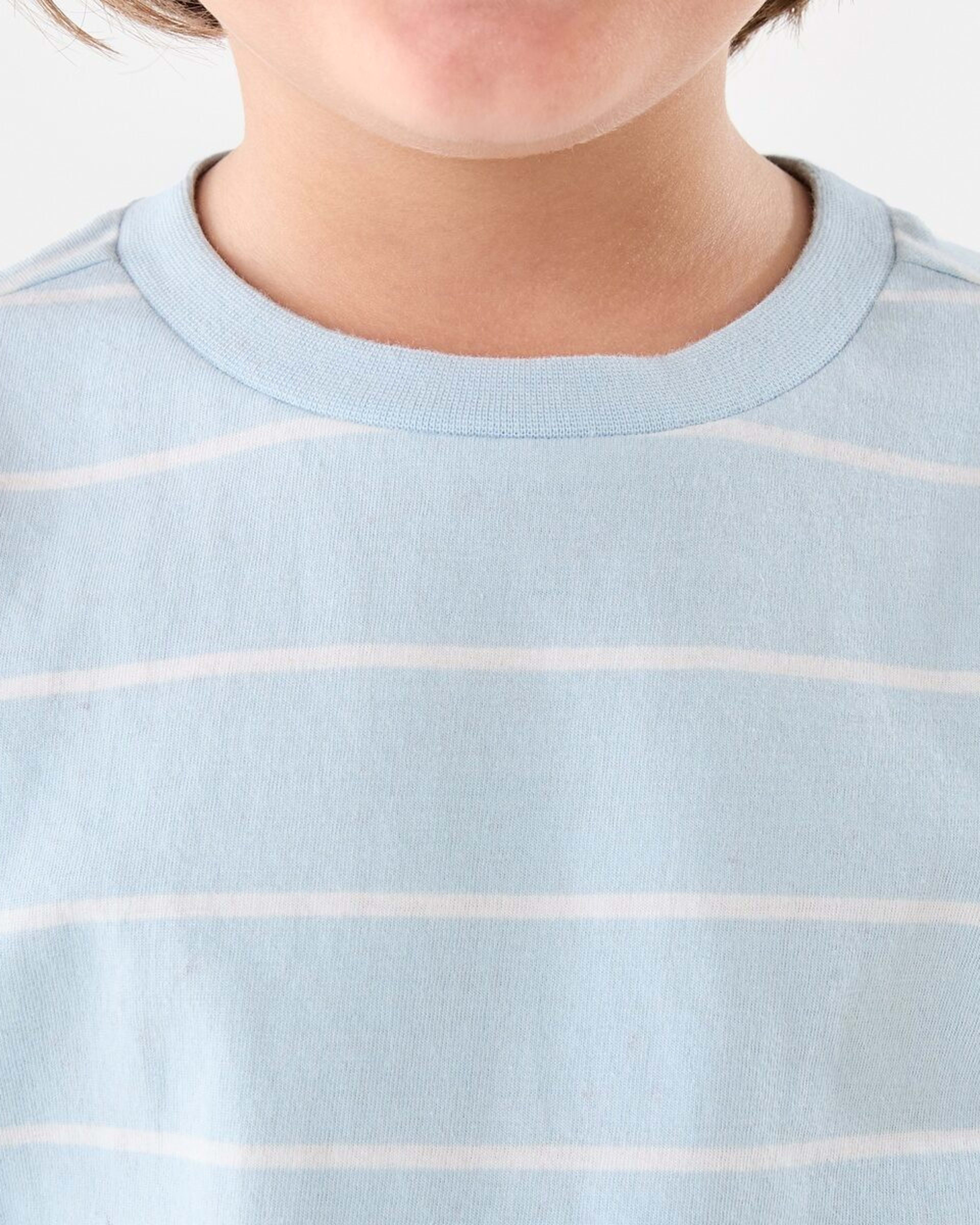 4 Stripe T-shirt THICK AND THIN STRIPE BLUE, 4 of 6