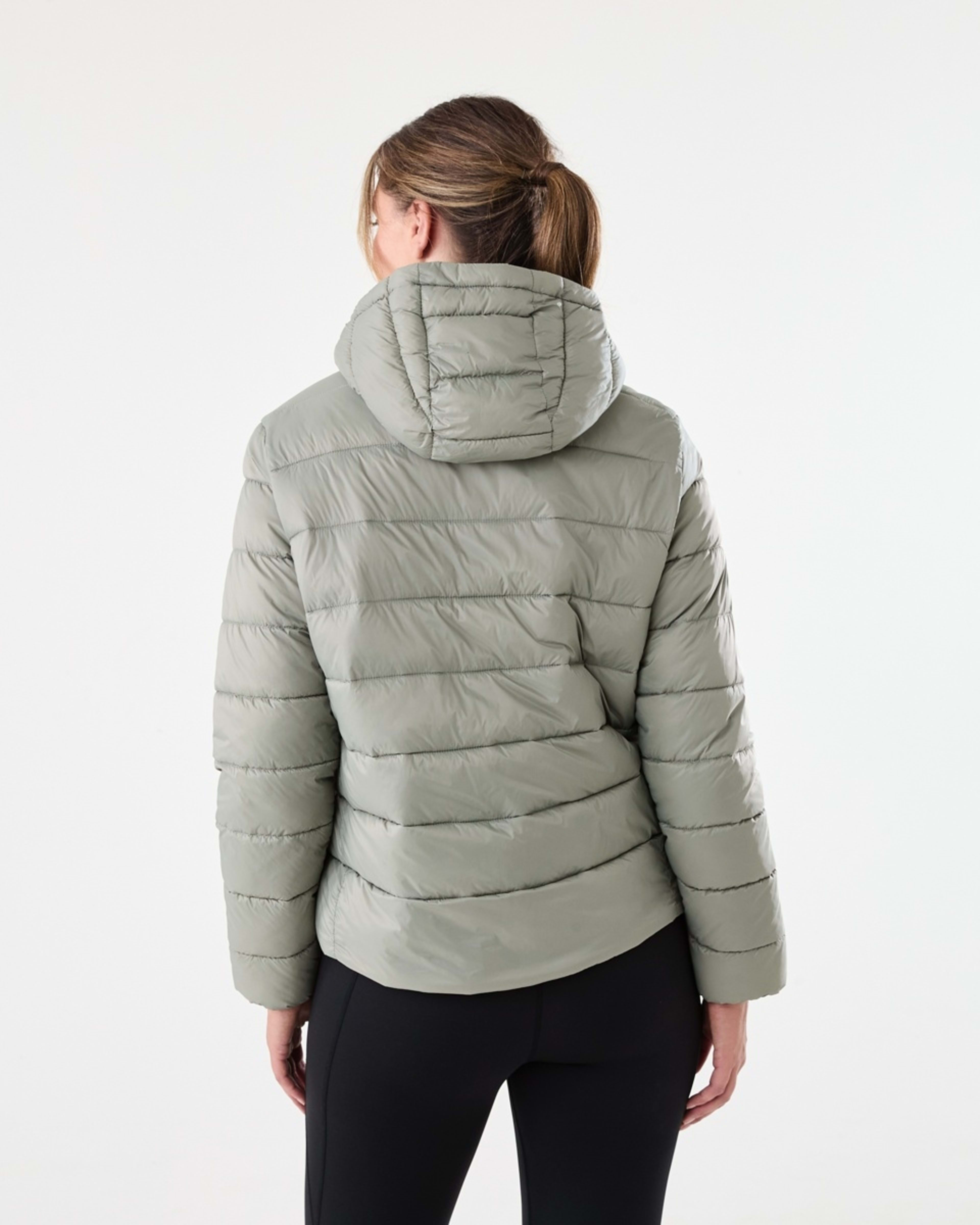4 Active Womens Packable Puffer Jacket Soft Khaki, 4 of 7
