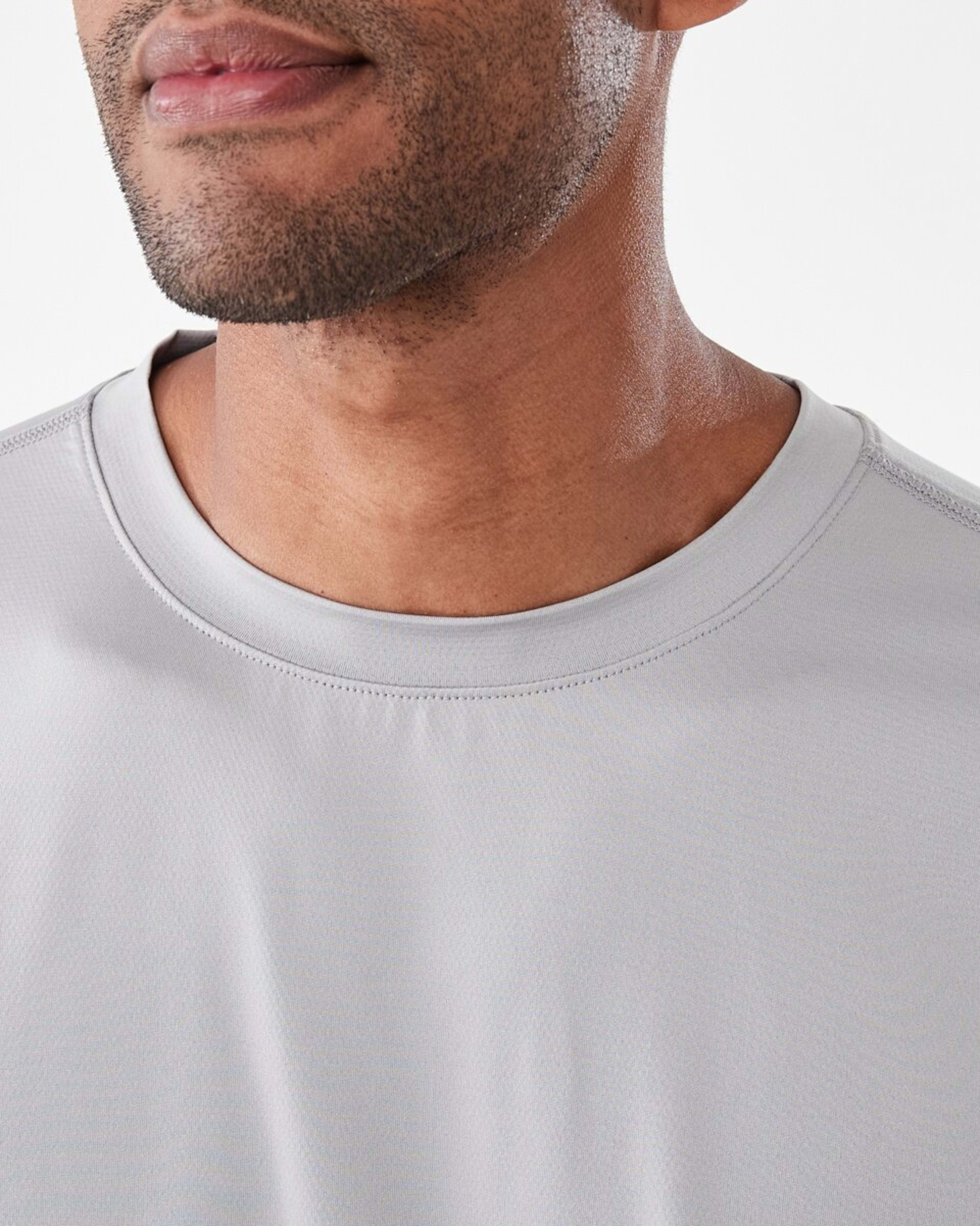 5 Active Mens Boxy Performance T-shirt Alloy, 5 of 6