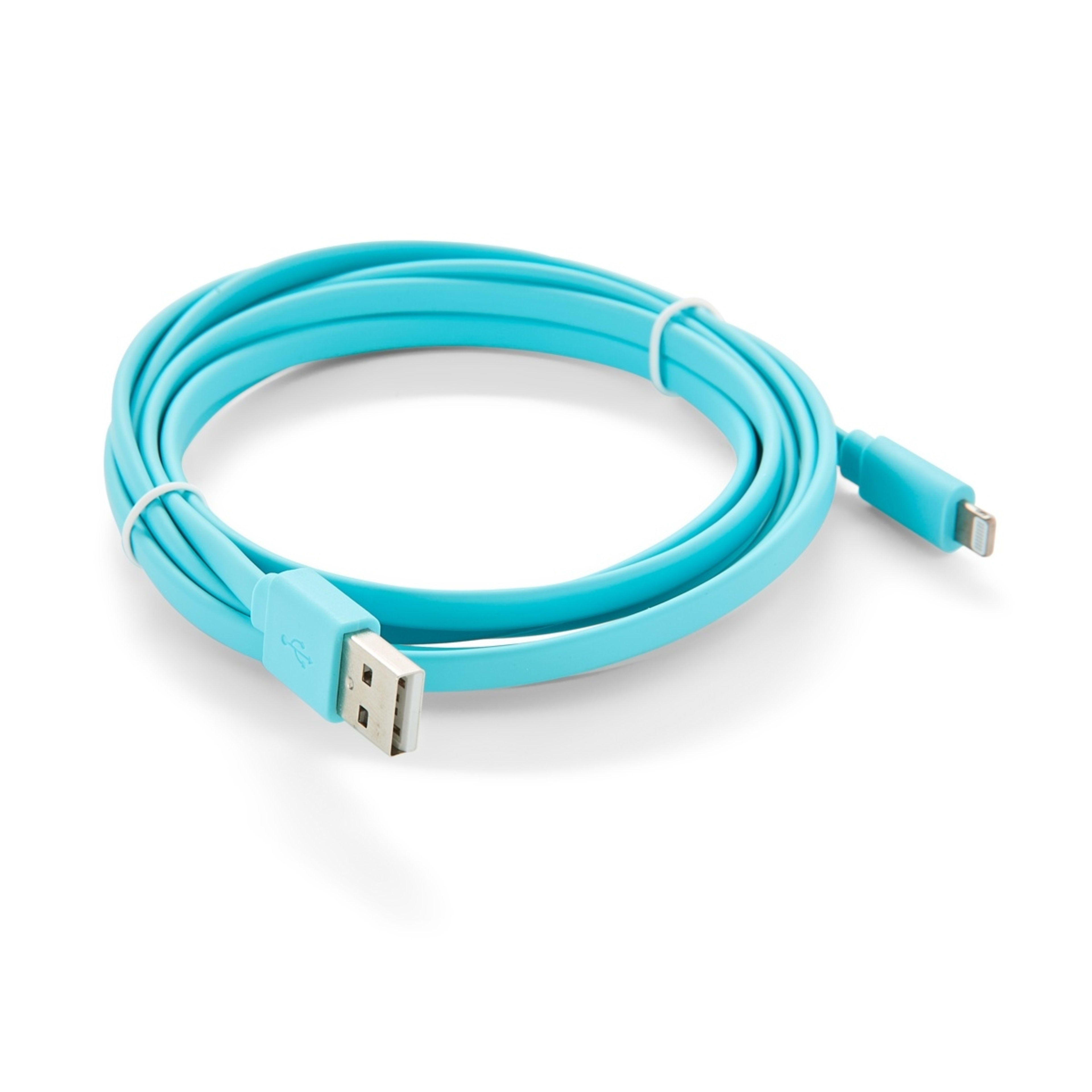 2 USB to Lightning Cable - 2m, Teal, 2 of 6