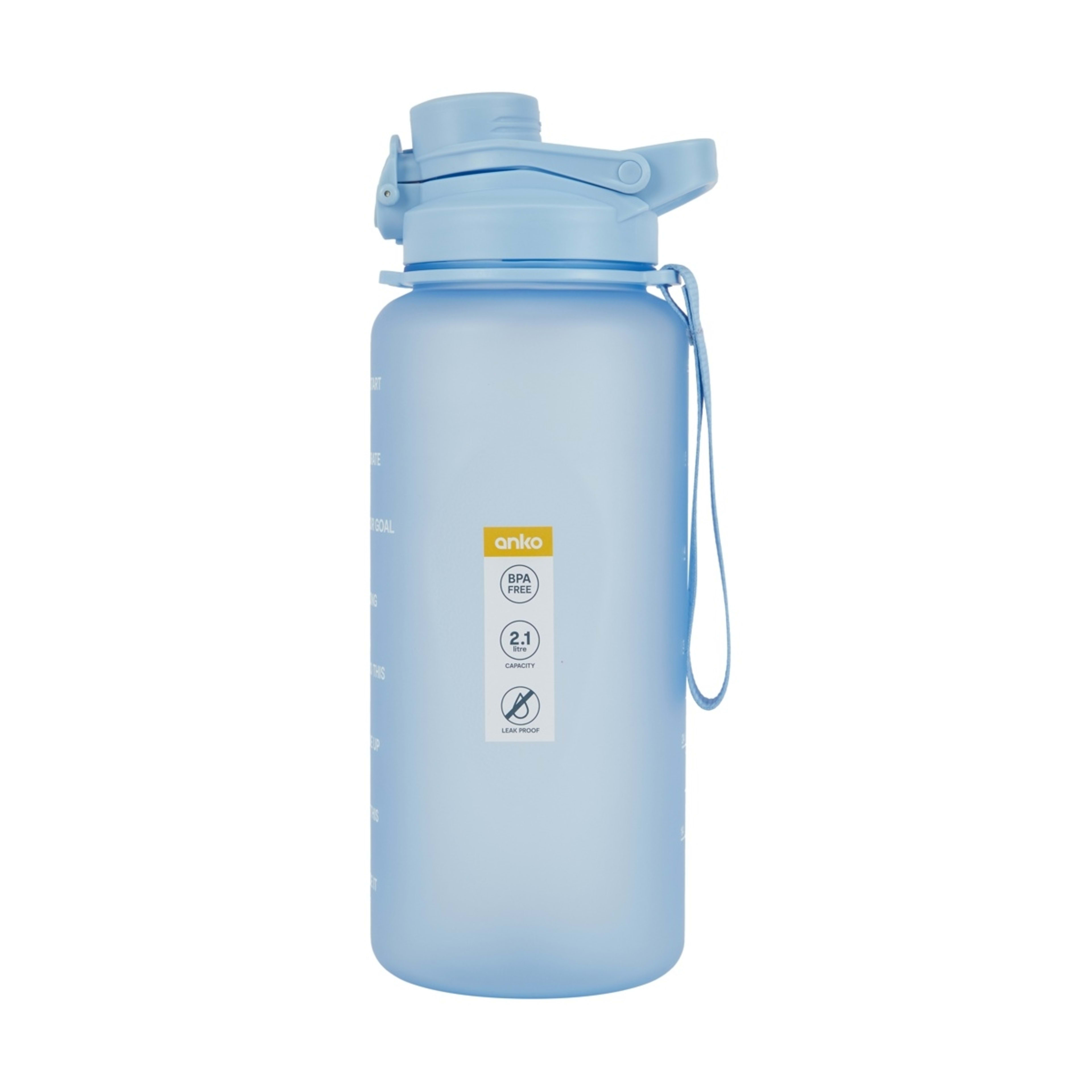 9 2.1L Blue Daily Intake Flip Lid Drink Bottle, 9 of 9