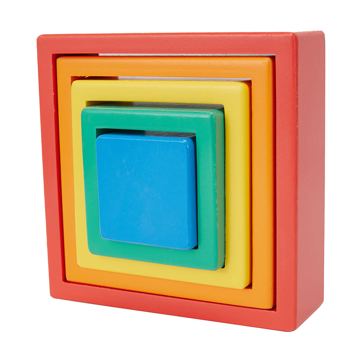 wooden geometric block set