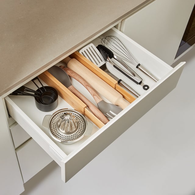 2 Pack Expandable Bamboo Drawer Dividers Kmart