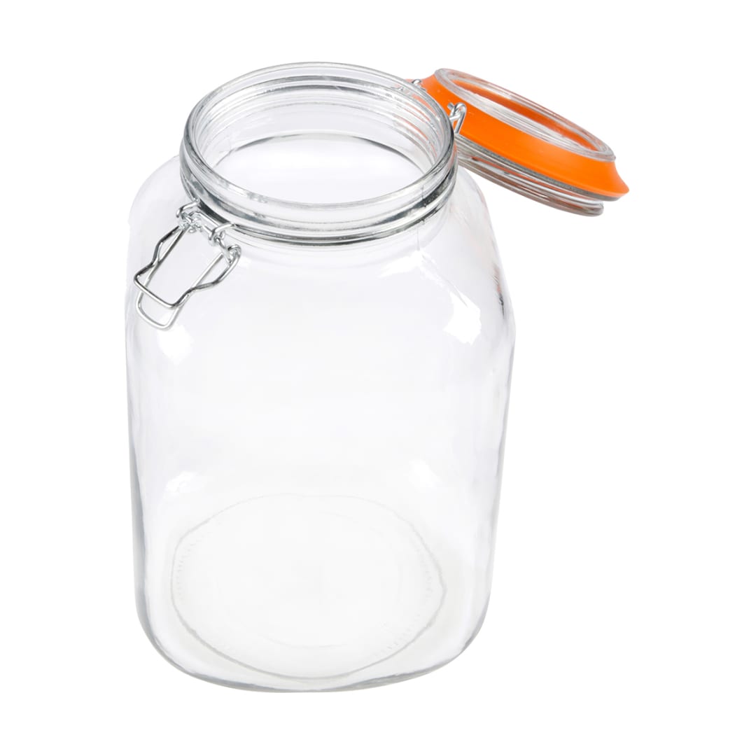 3L Clip Lid Glass Jar Kmart