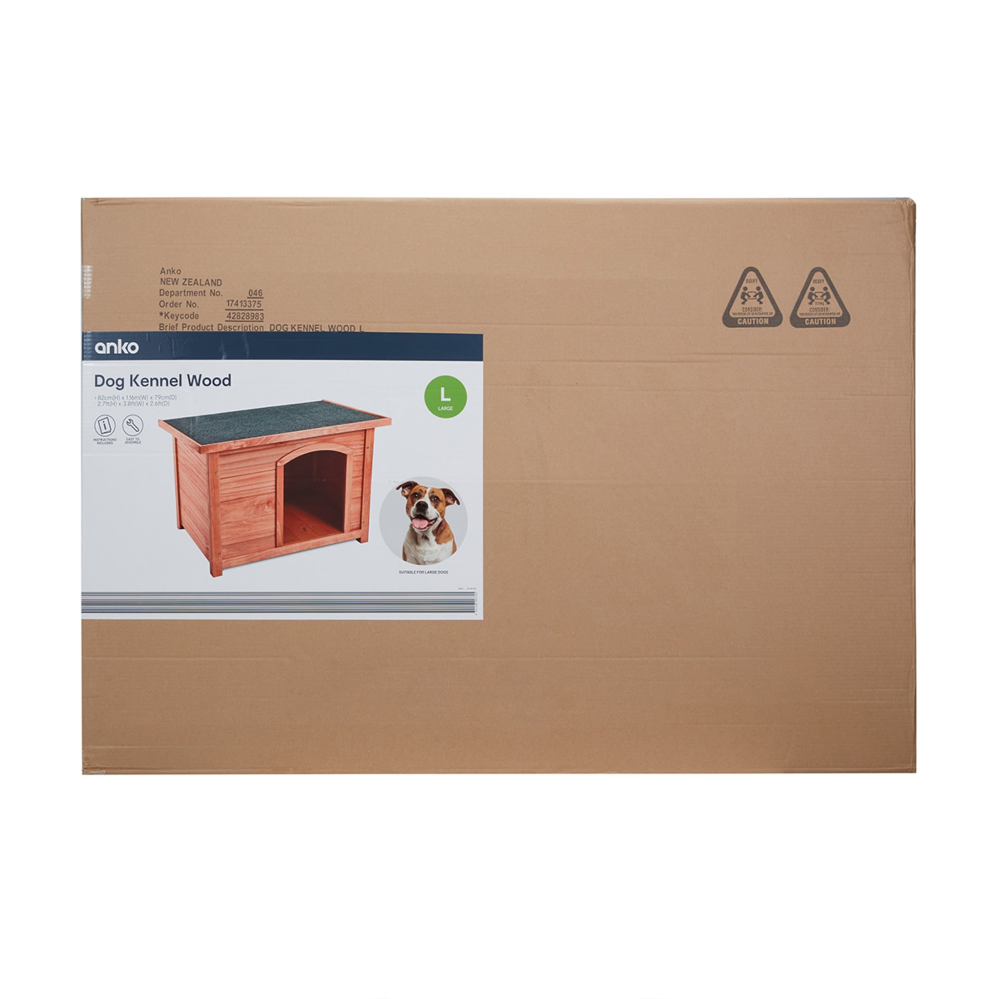 Wooden Dog Kennel Large Kmart