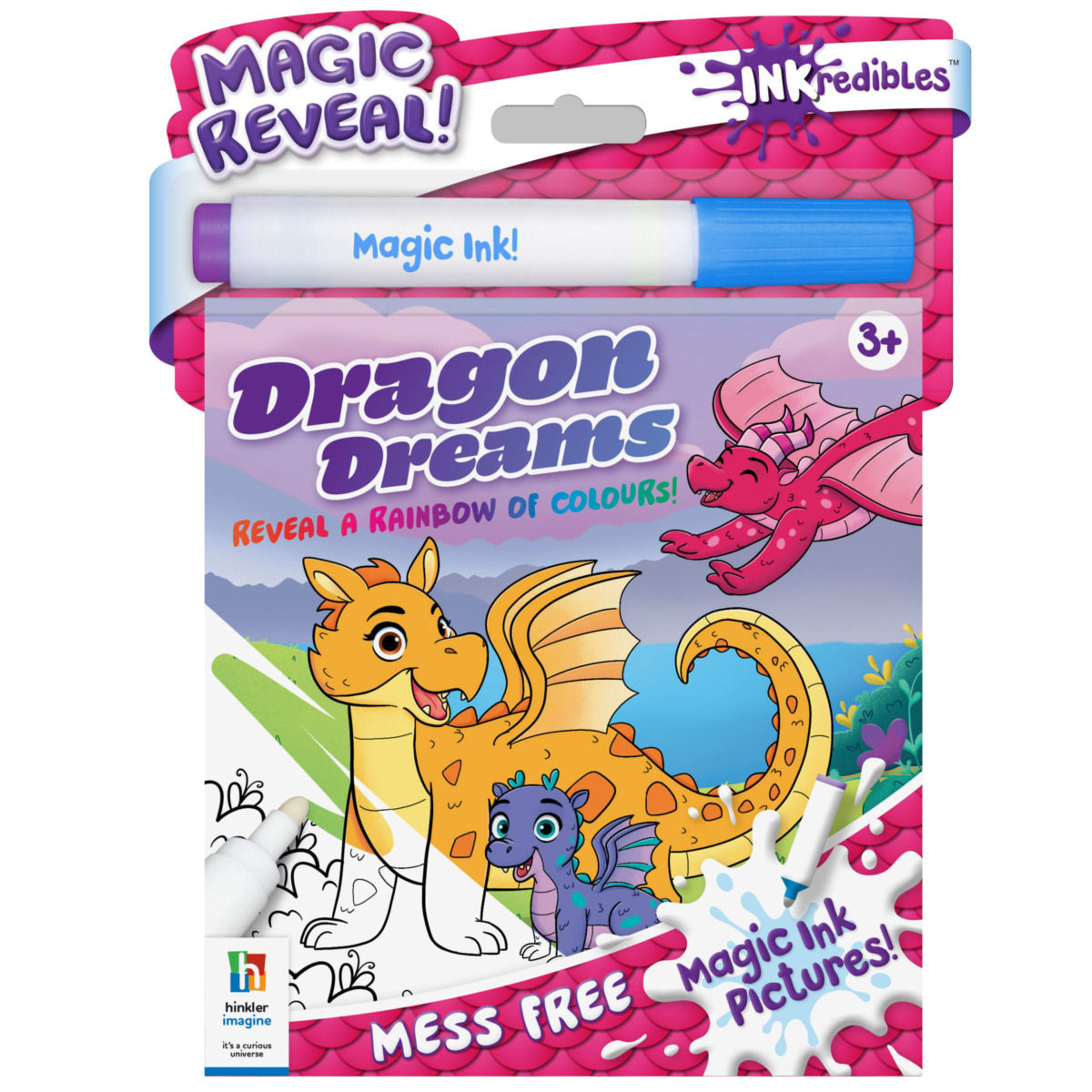 1 INKredibles Magic Reveal! Dragon Dreams Activity Kit - Book