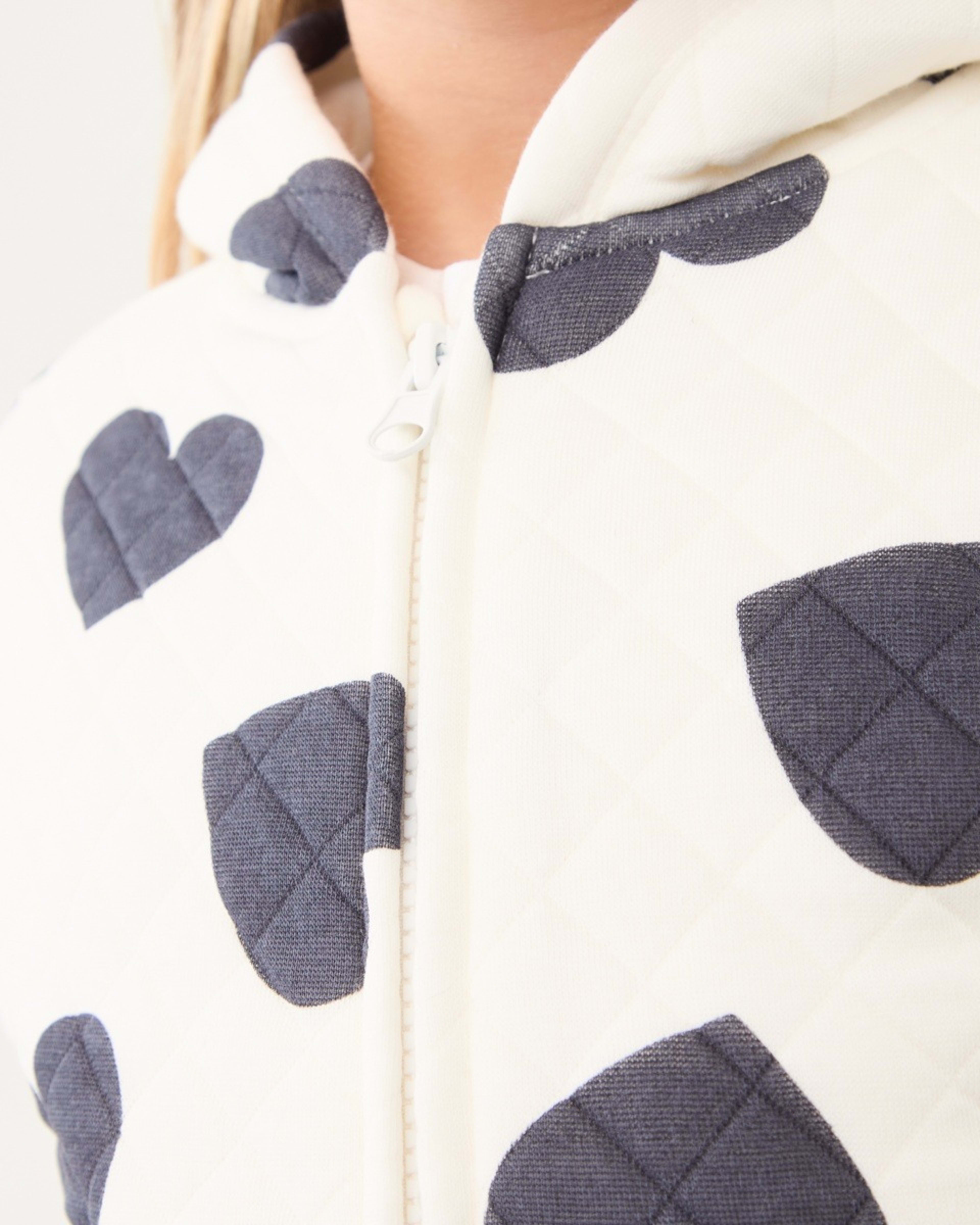 5 Sherpa Lined Zip Hoodie Hearts, 5 of 10
