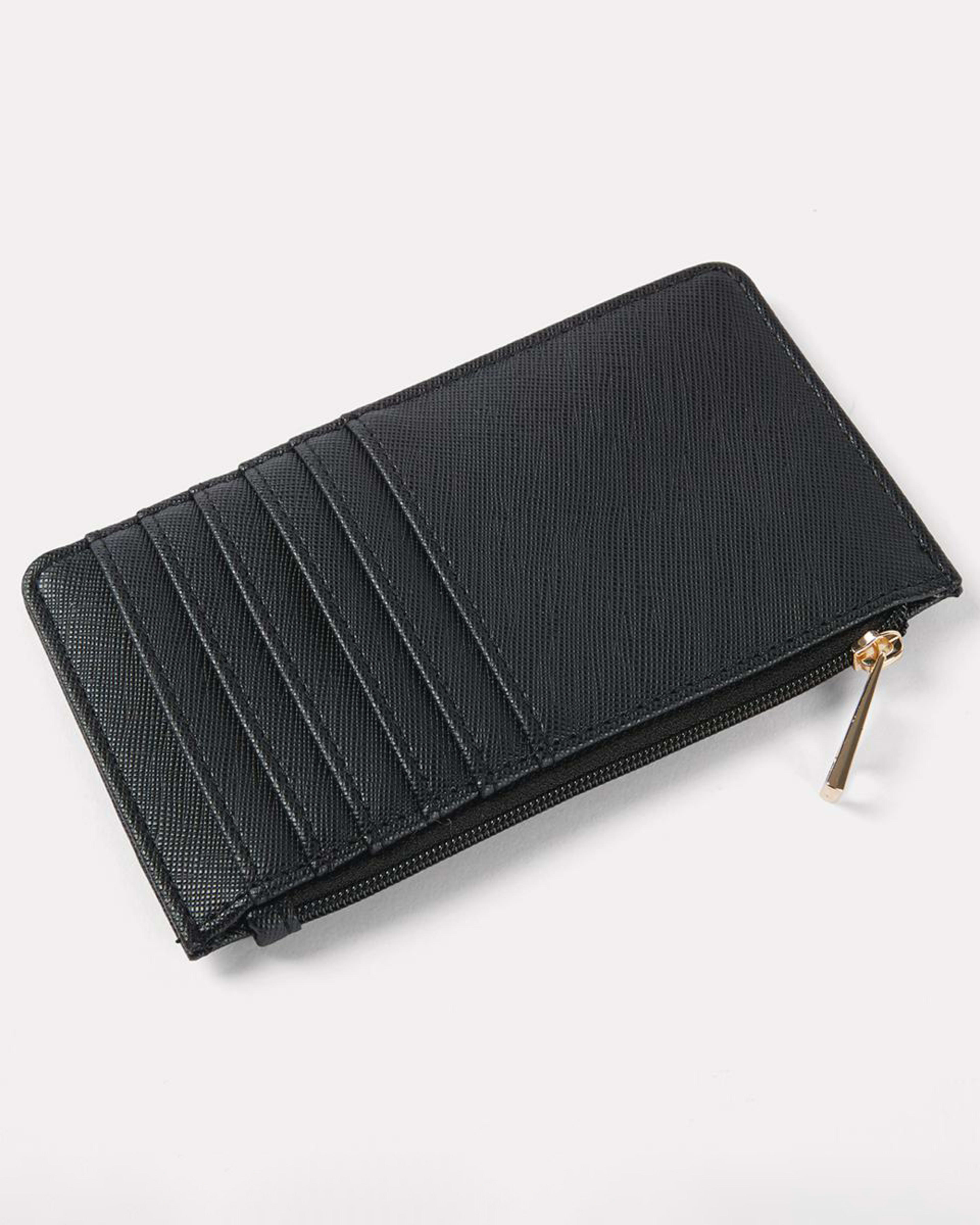 4 Zip Card Purse BLACK, 4 of 4