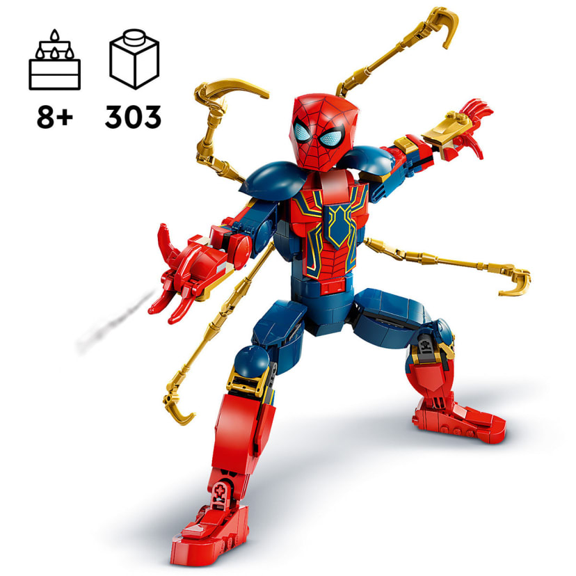 LEGO Super Heroes Marvel Iron Spider-Man Construction Figure 76298 - Kmart