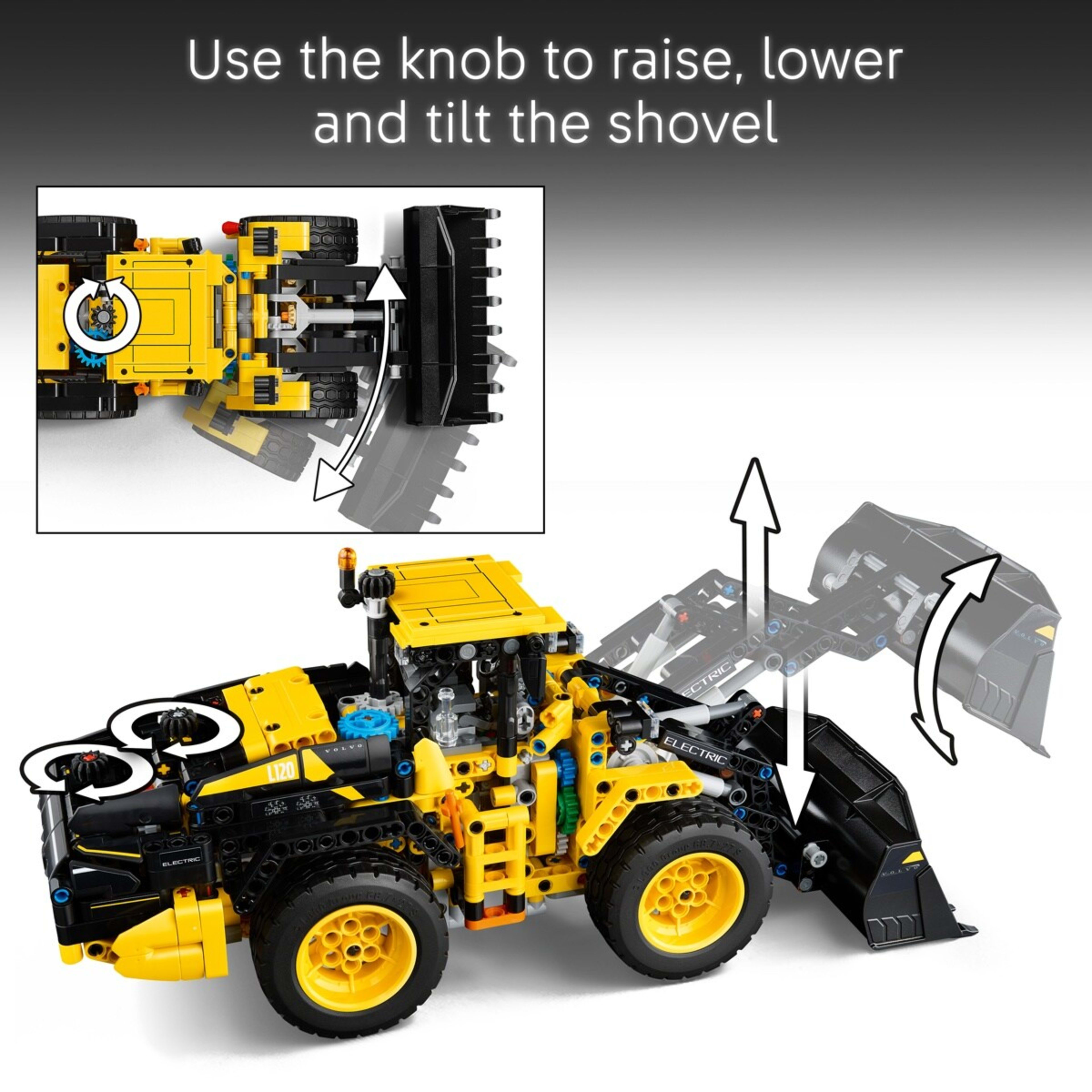 5 LEGO Technic Volvo L120 Electric Wheel Loader 42209, 5 of 10