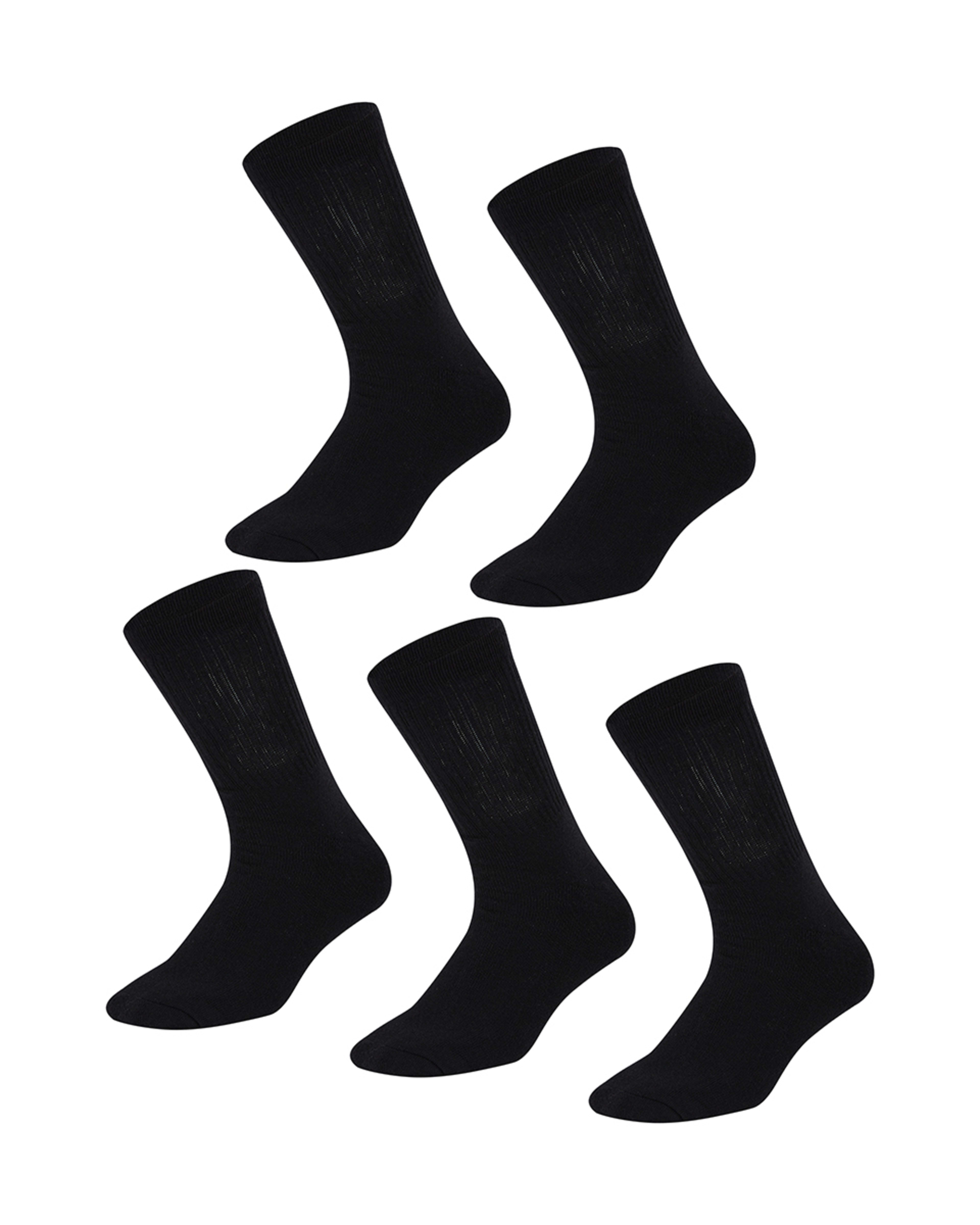 5 Pack Quarter Crew Sport Socks - Kmart