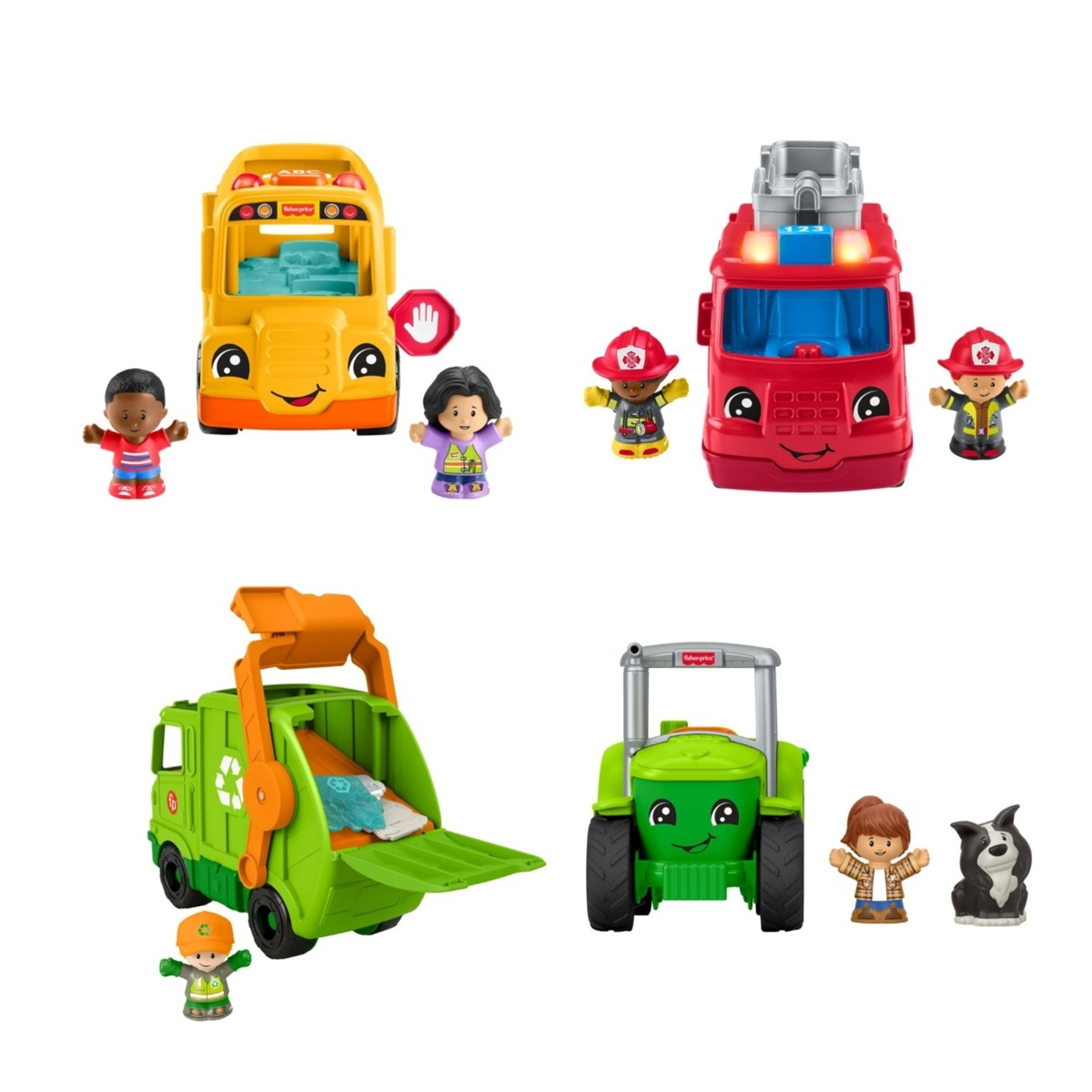 1 Fisher-Price Little People Musical Toy Vehicles - Assorted