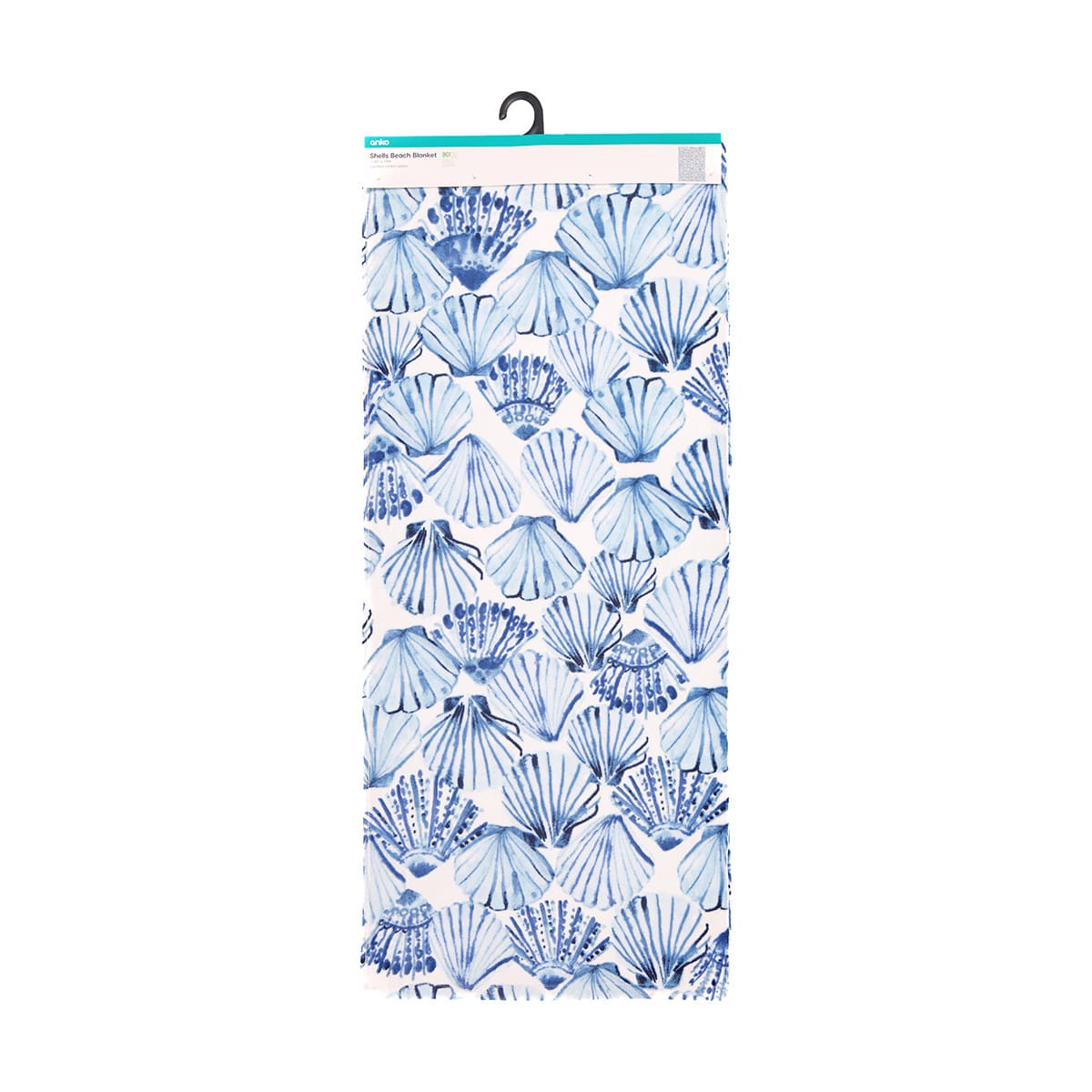 Cotton Velour Beach Blanket Shells Kmart