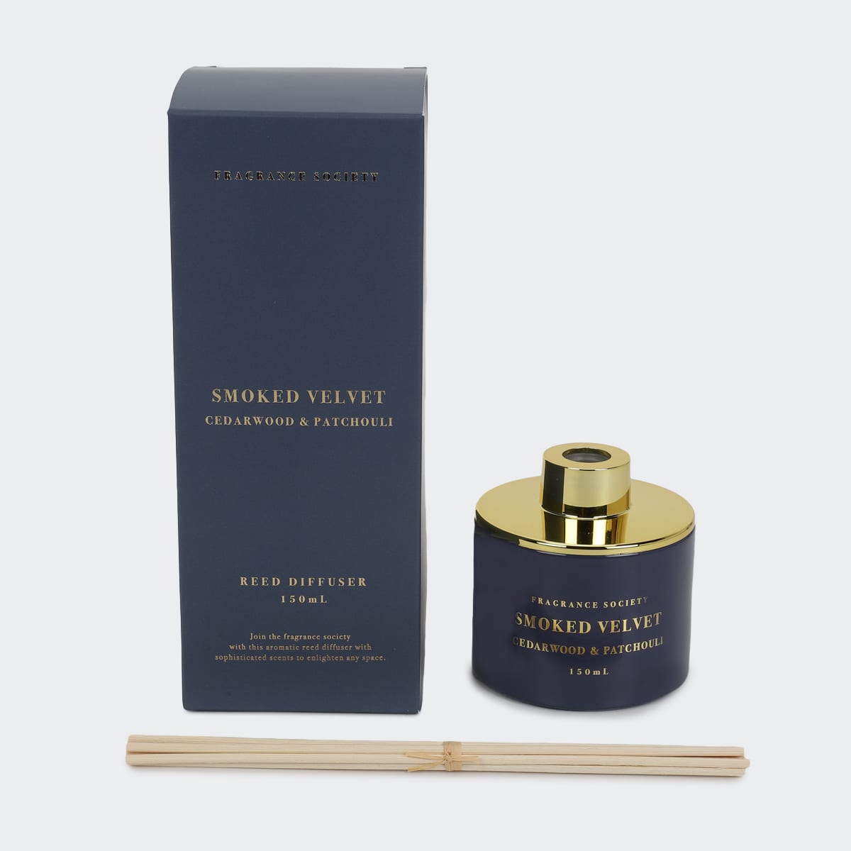 Fragrance Society Smoked Velvet Cedarwood & Patchouli Reed Diffuser