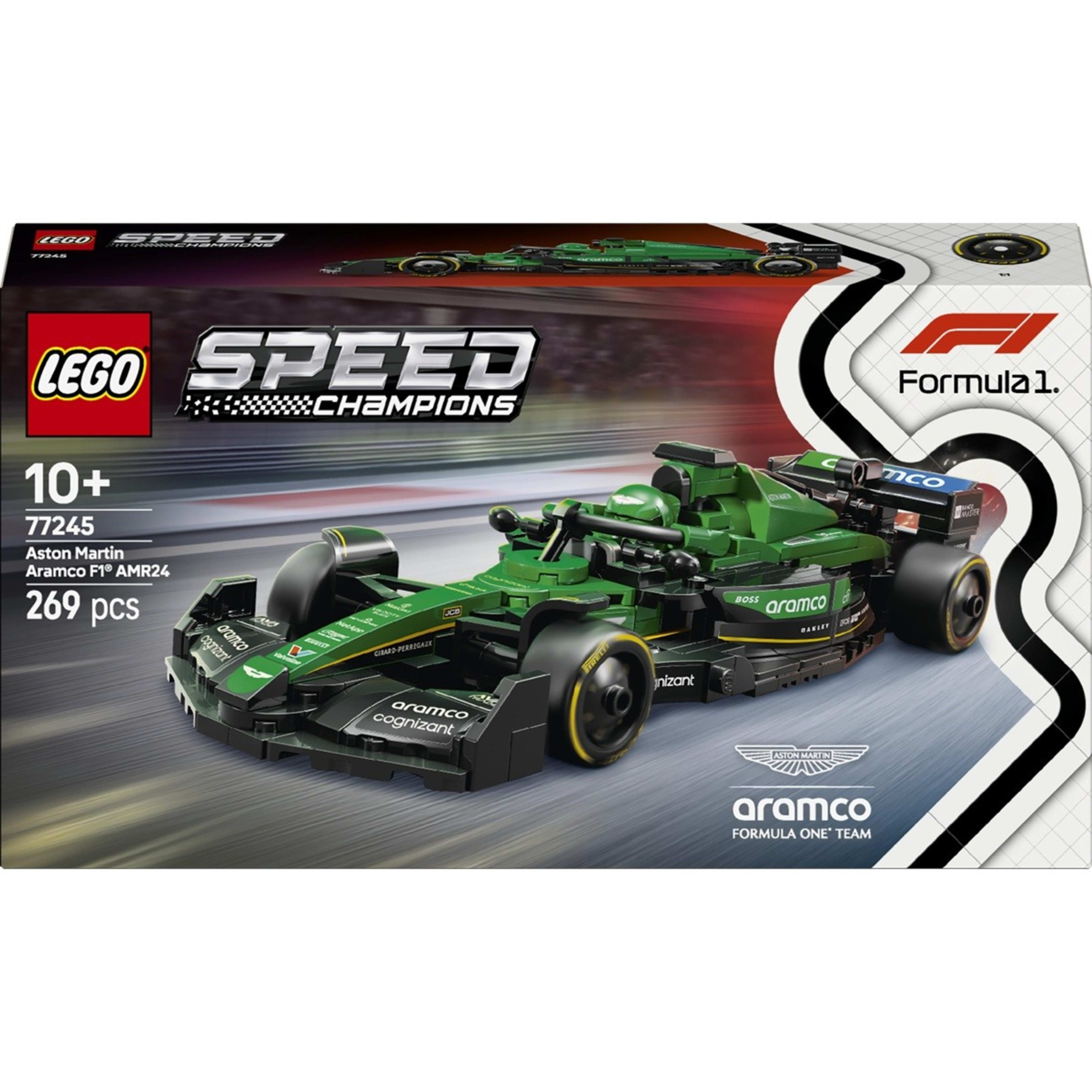 1 LEGO Speed Champions Aston Martin Aramco F1 AMR24 Race Car 77245, 1 of 10