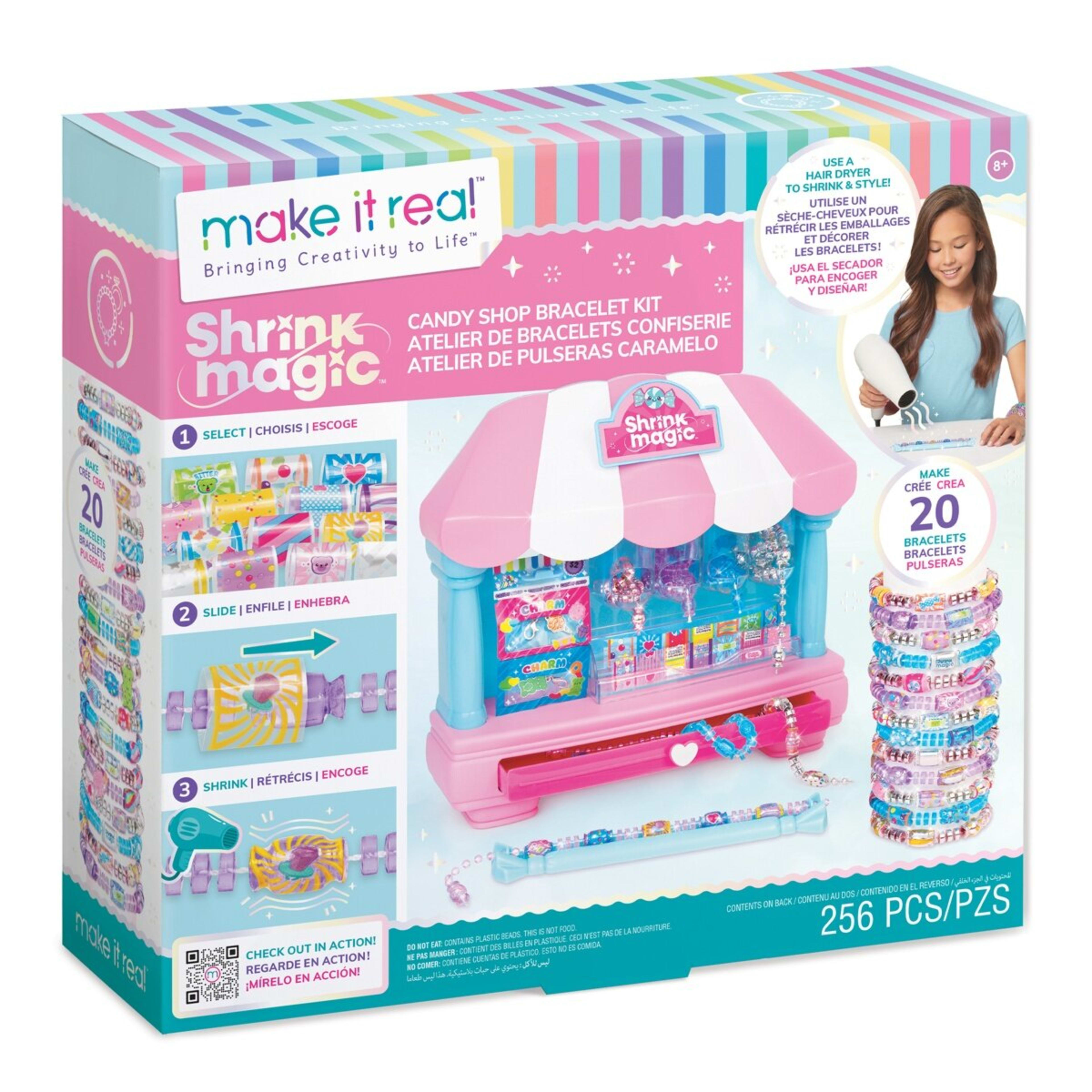 1 256 Piece Make It Real Shrink Magic Candy Shop Bracelet Kit