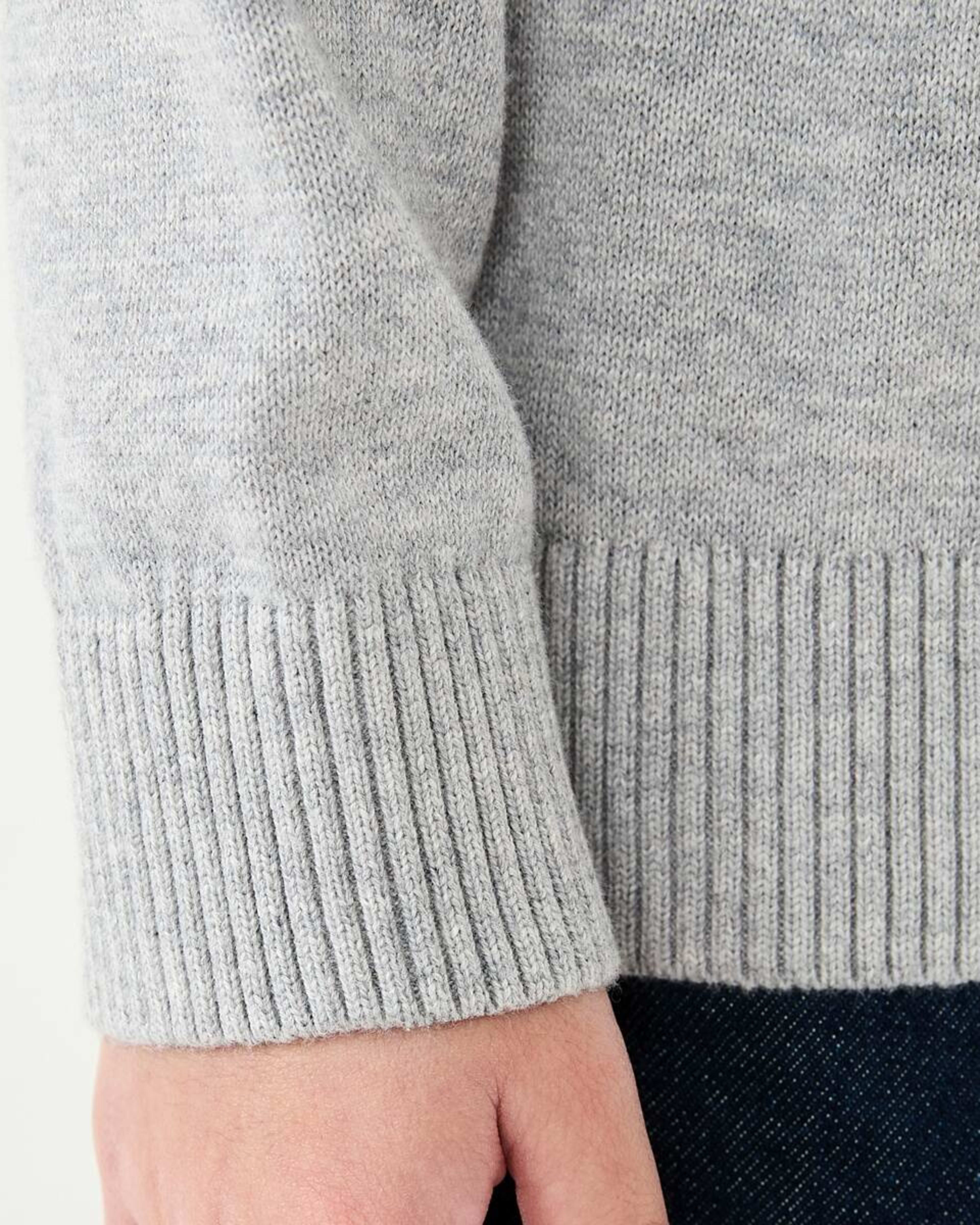 5 Jacquard Crew Neck Top Gry Digger, 5 of 9