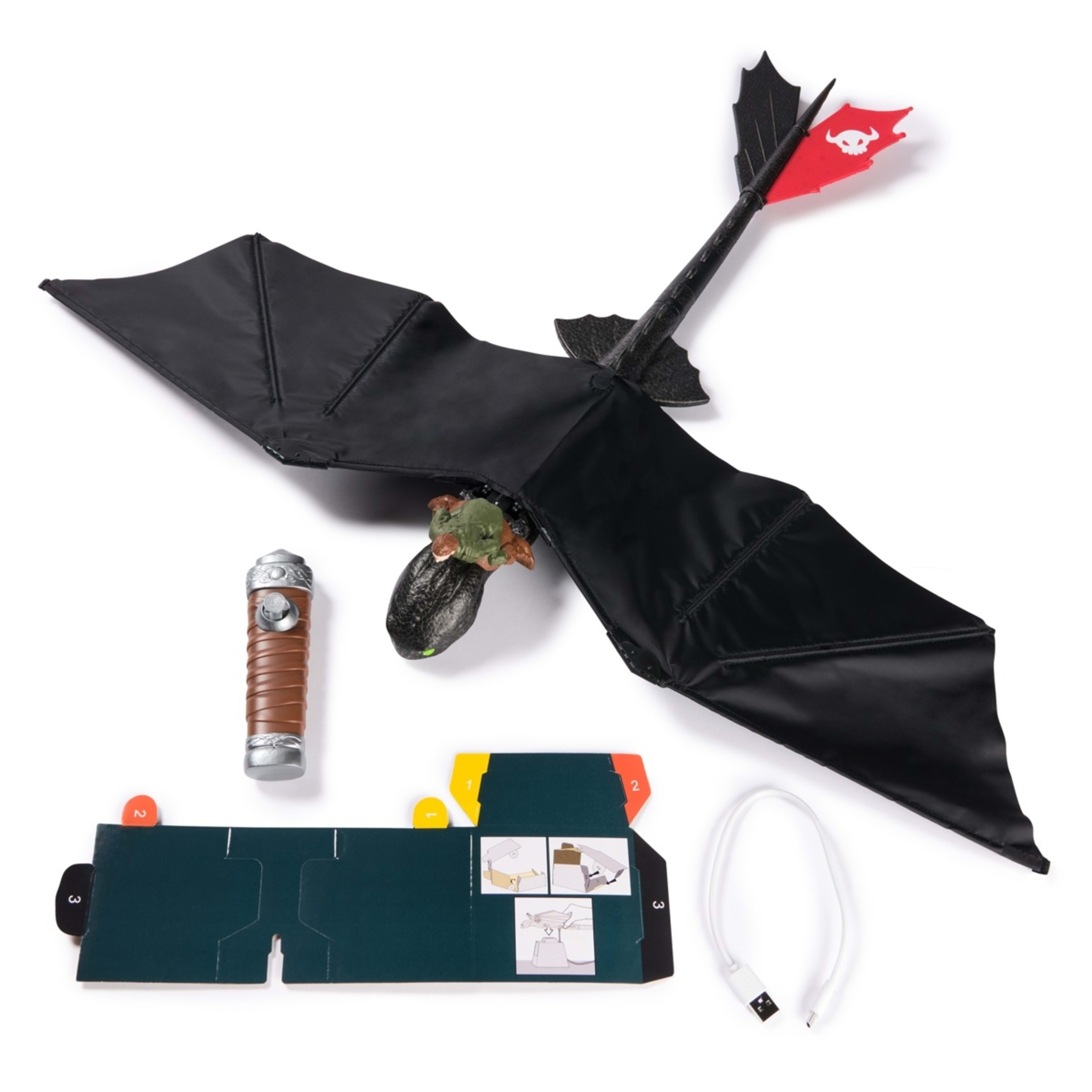 7 How To Train Your Dragon Real Flying Remote Control Toothless Action Figure, 7 of 10